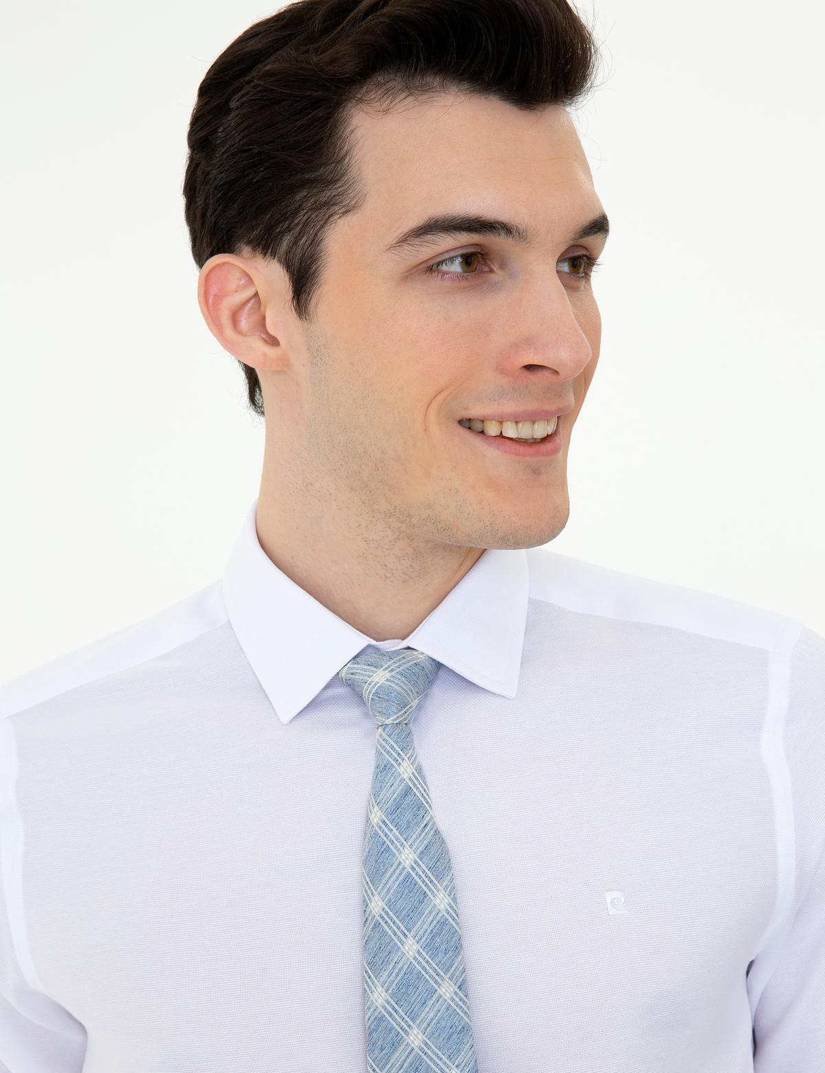 Beyaz Slim Fit Oxford Gömlek - 50247117010