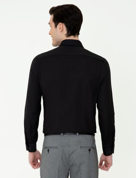 Siyah Slim Fit Oxford Gömlek - 50247117054