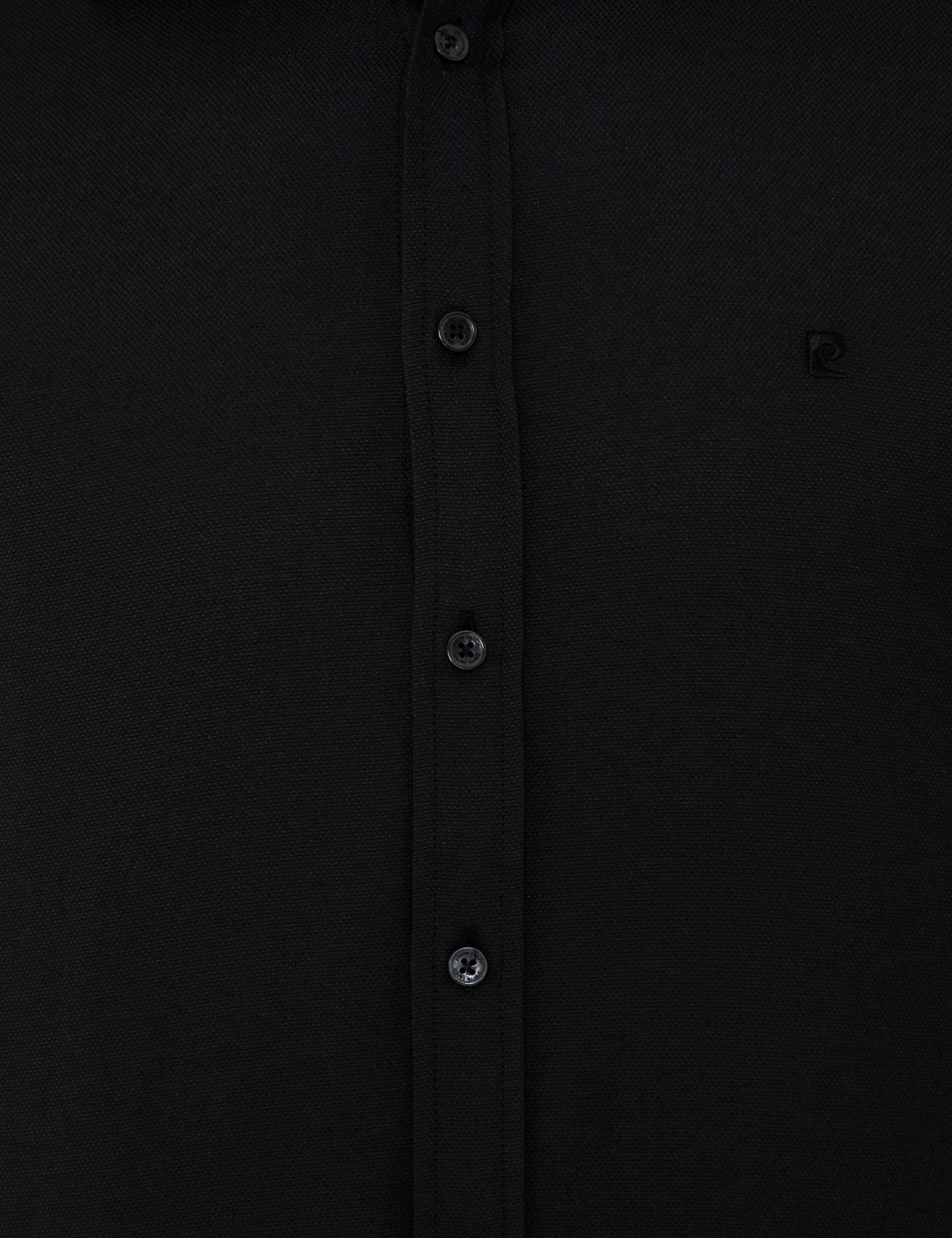 Siyah Slim Fit Oxford Gömlek