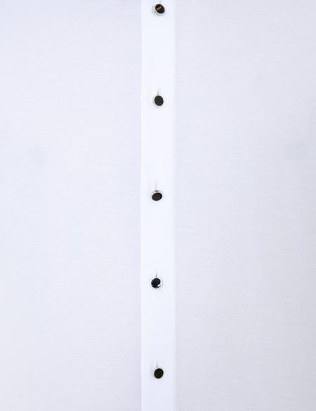 Beyaz Slim Fit Smokin Gömlek - 50246041005