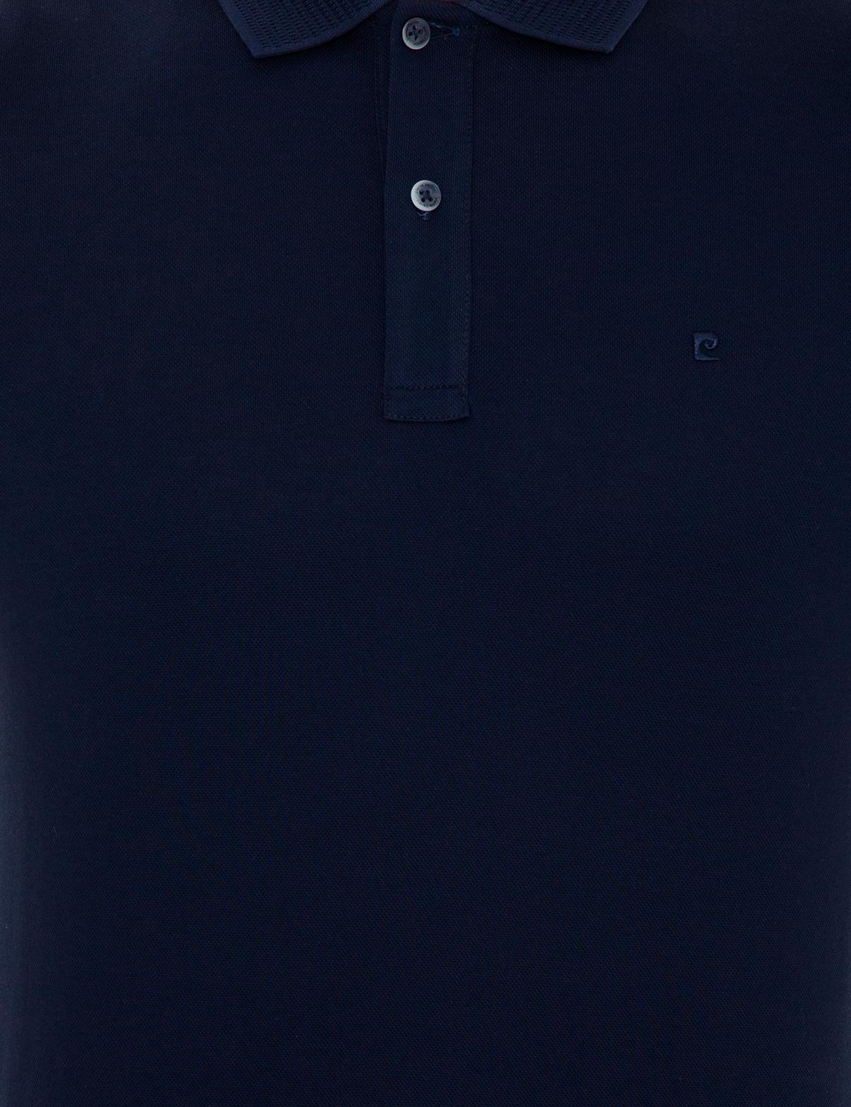 Lacivert Slim Fit Polo Yaka Merserize Tişört - 50249879103