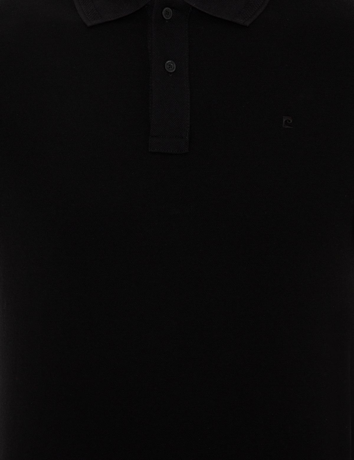 Siyah Slim Fit Polo Yaka Basic Tişört - 50249878012