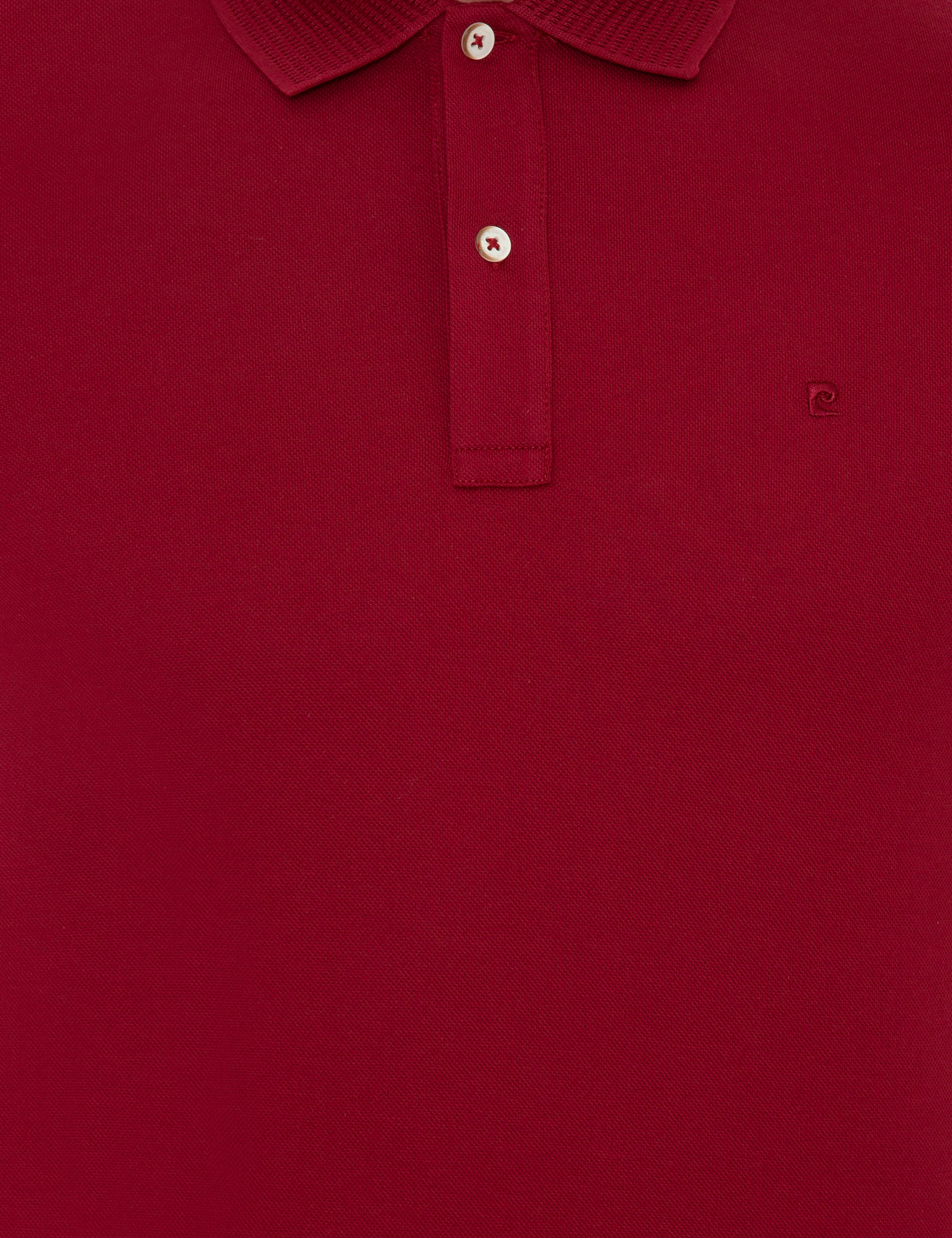 Bordo Slim Fit Polo Yaka Merserize Tişört