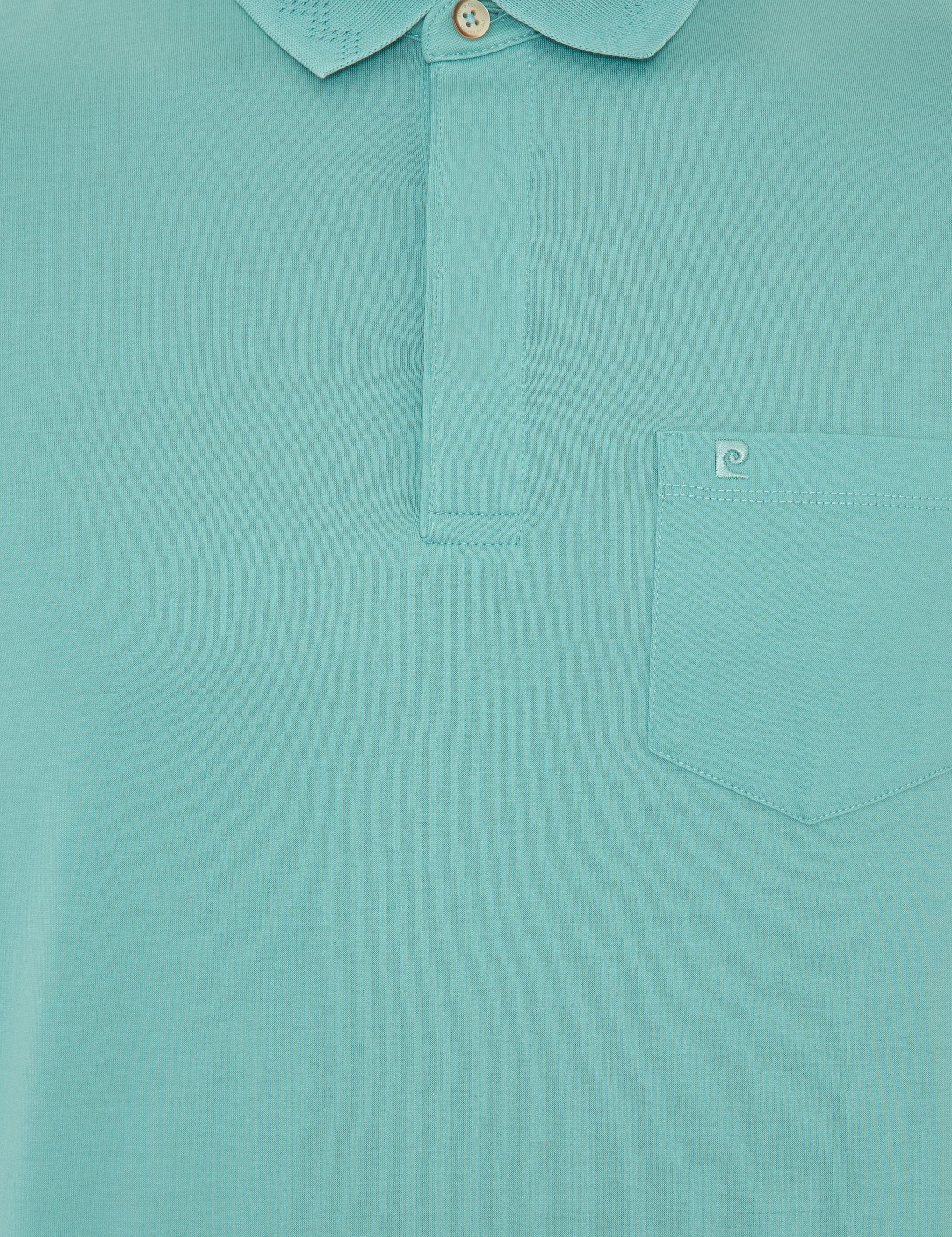 Çağla Yeşili Regular Fit Polo Yaka Merserize Tişört