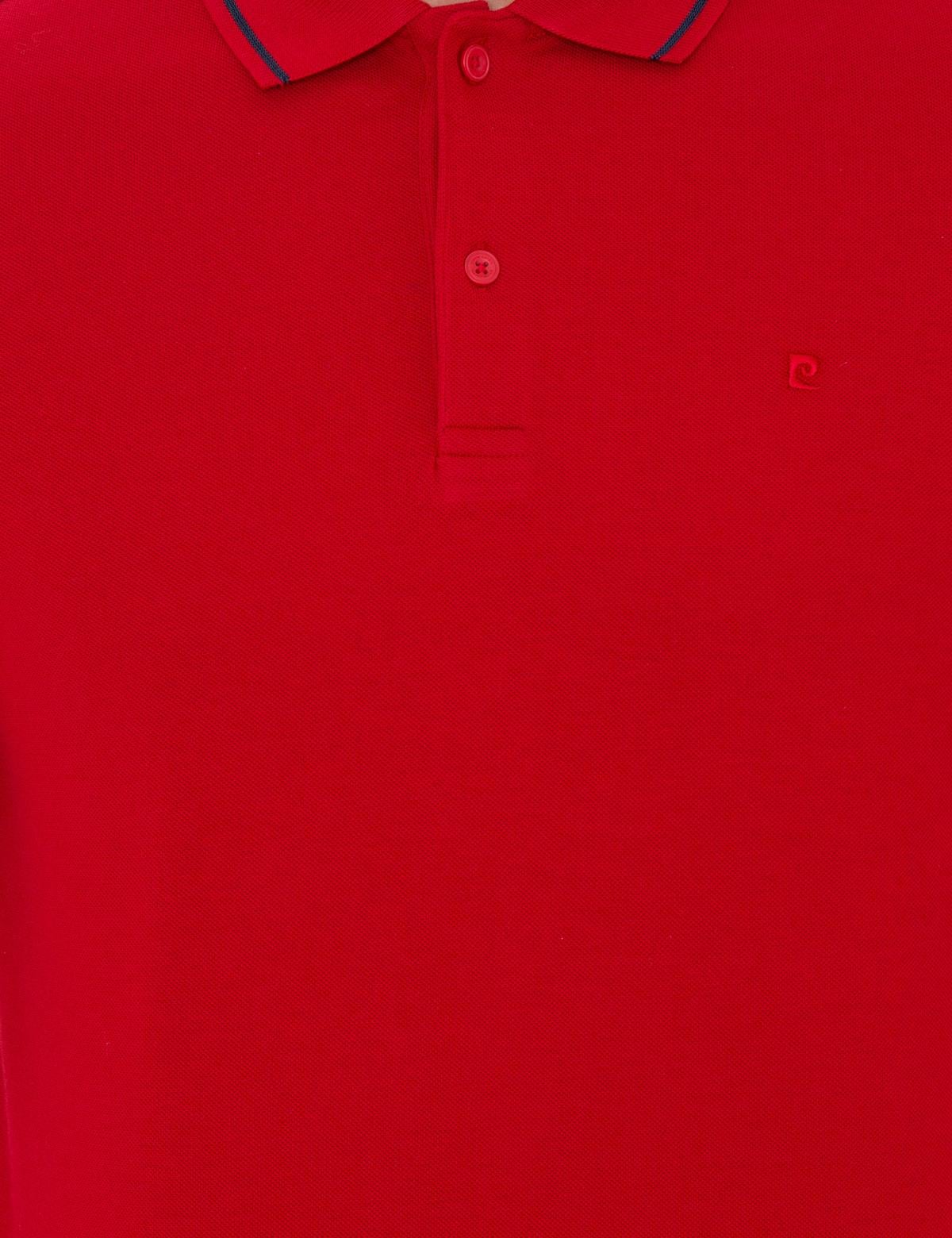 Koyu Kırmızı Slim Fit Polo Yaka Basic Tişört - 50252448086