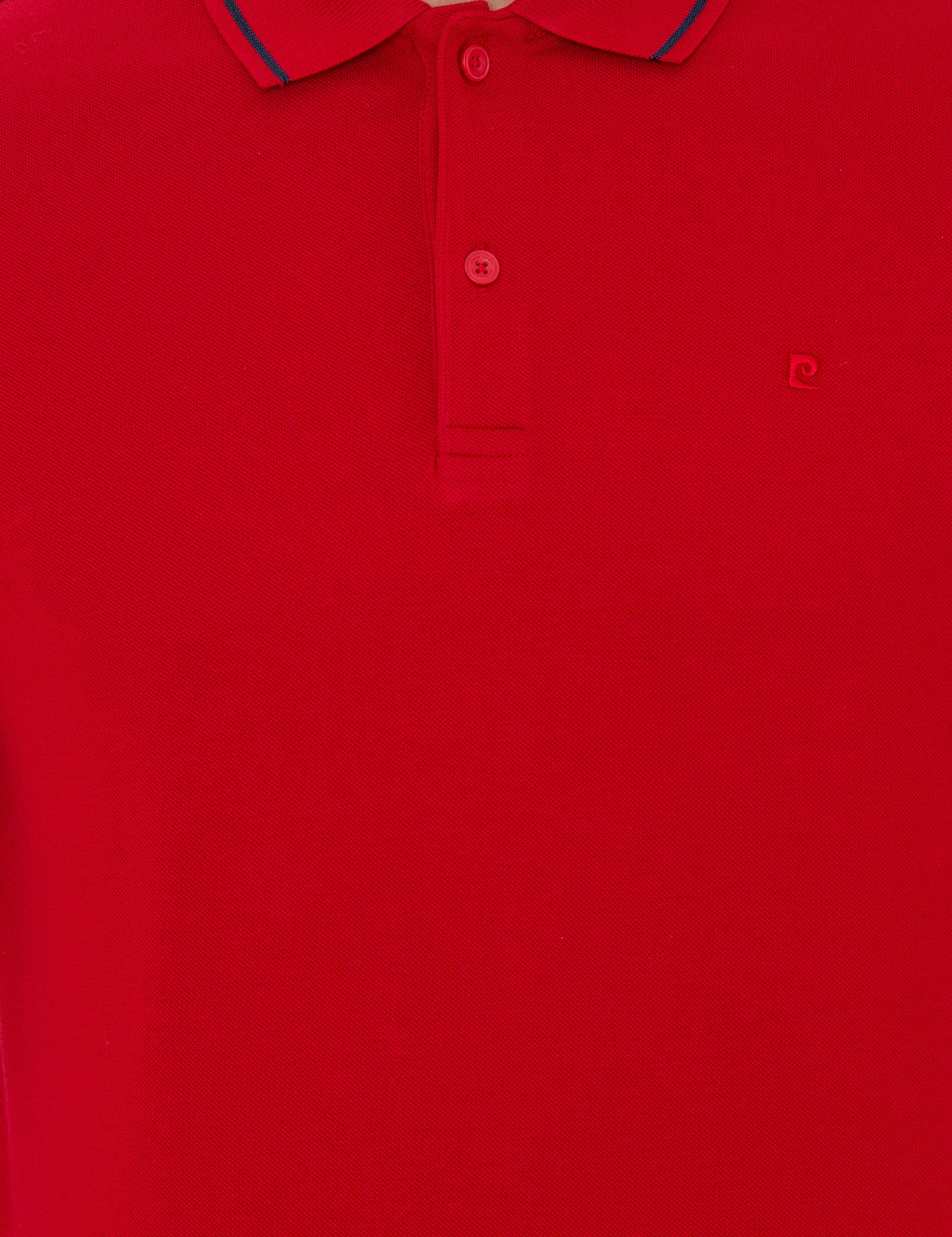 Koyu Kırmızı Slim Fit Polo Yaka Basic Tişört