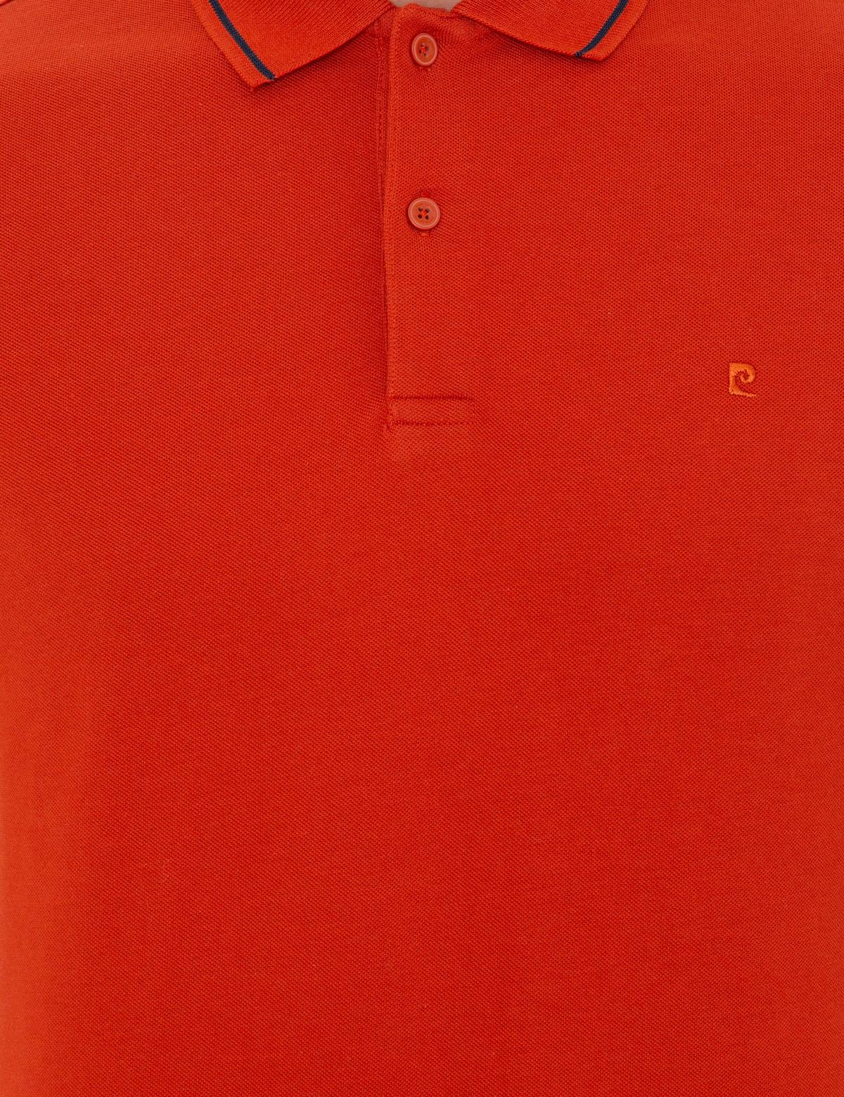 Kiremit Slim Fit Polo Yaka Basic Tişört - 50252448110