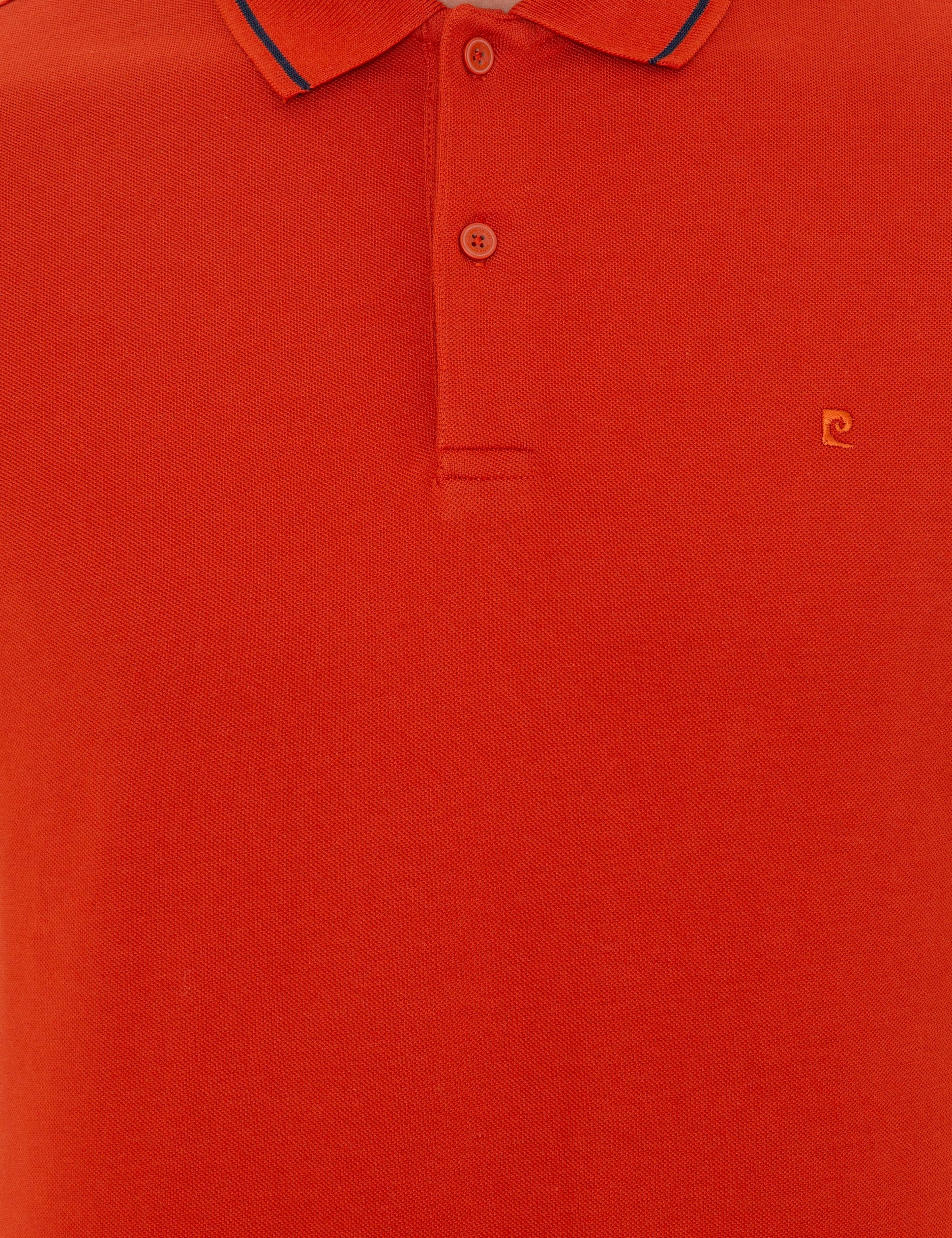 Kiremit Slim Fit Polo Yaka Basic Tişört