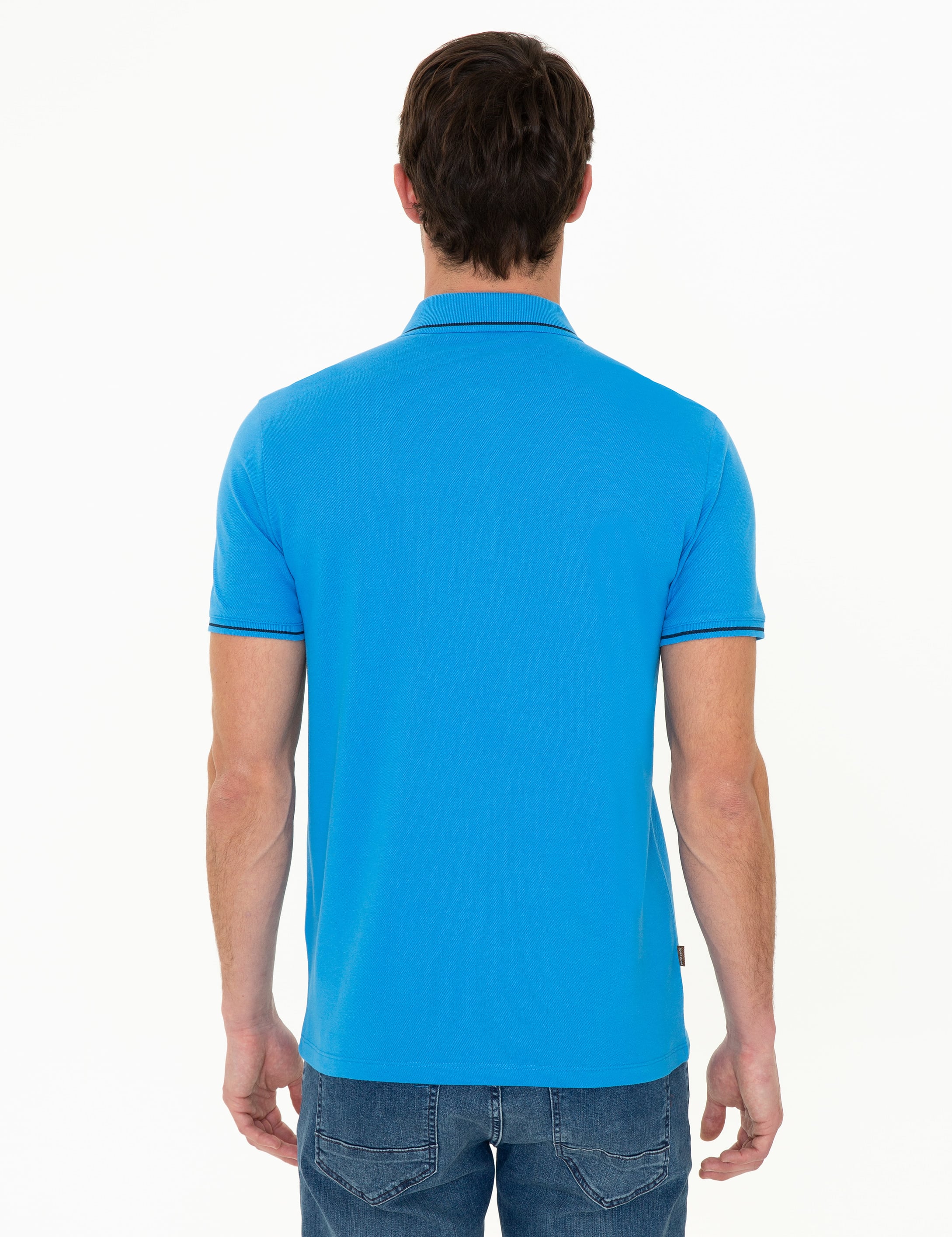 Kobalt Slim Fit Polo Yaka Basic Tişört