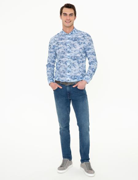 Mavi Slim Fit Uzun Kollu Gömlek - 50250957021