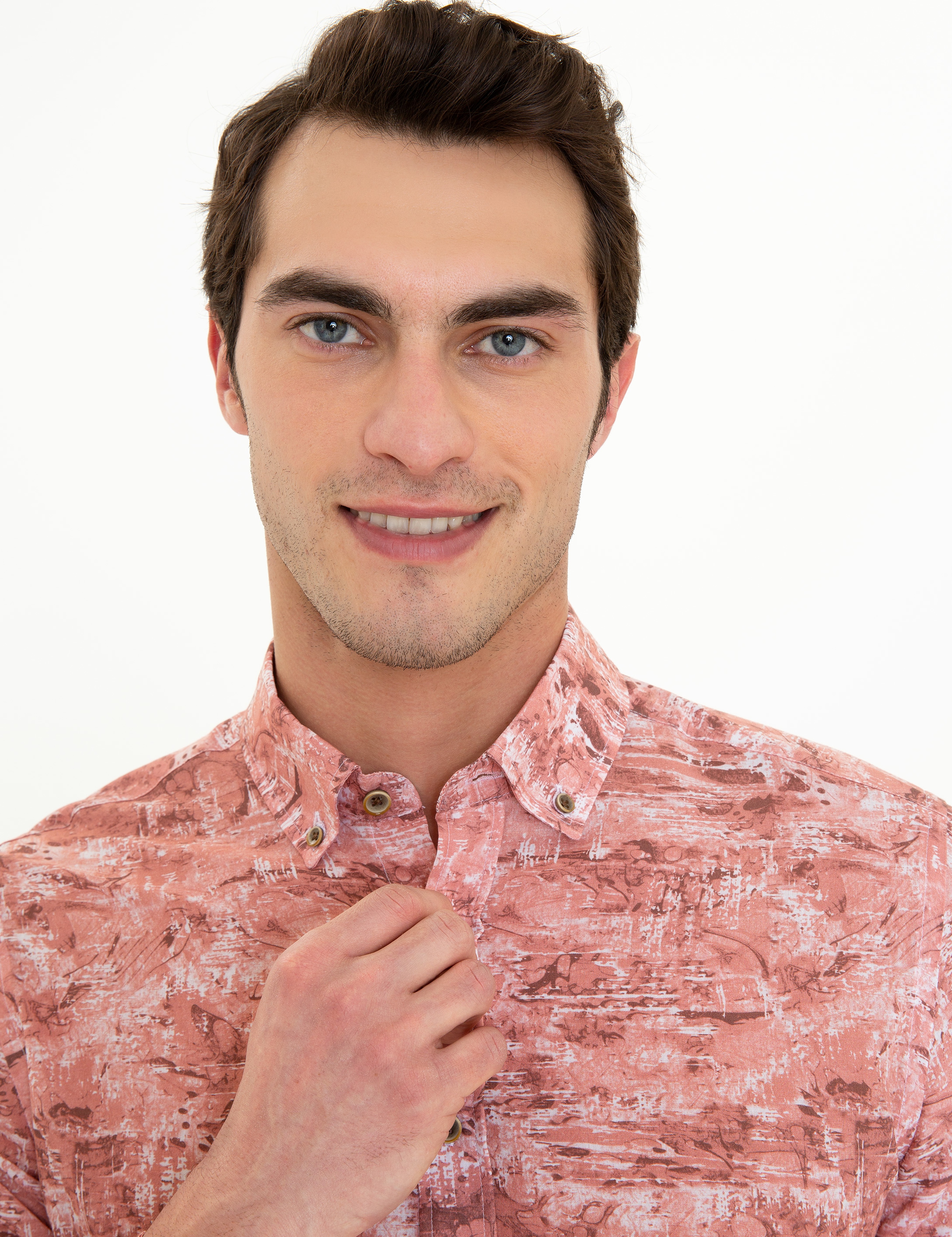 Somon Slim Fit Uzun Kollu Gömlek - Image 2