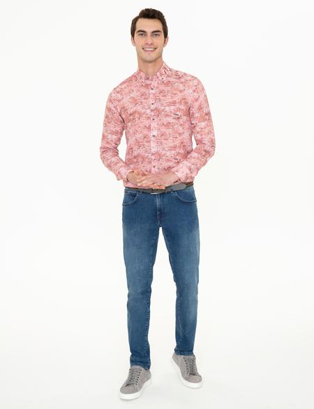 Somon Slim Fit Uzun Kollu Gömlek - 50250957041