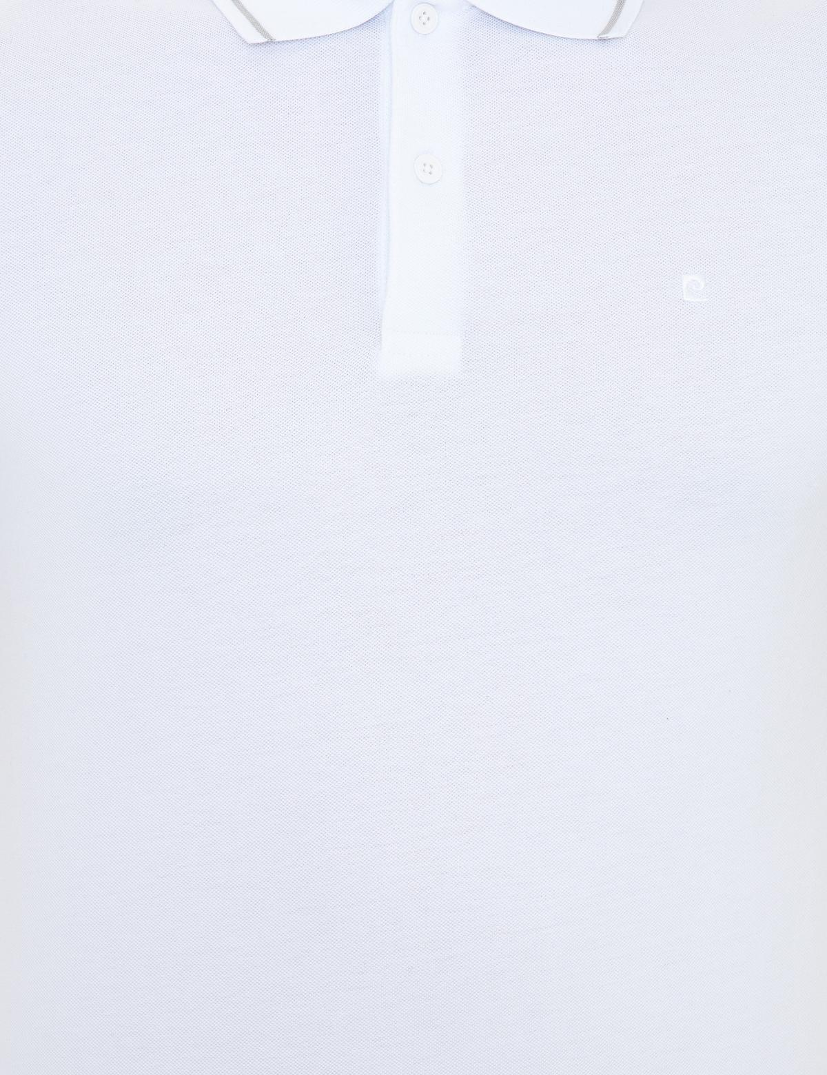 Beyaz Slim Fit Polo Yaka Basic Tişört - 50252448001