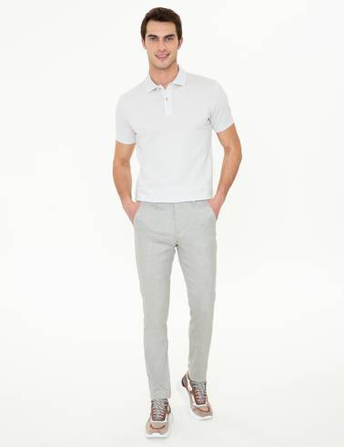 Haki Slim Fit Kanvas Pantolon