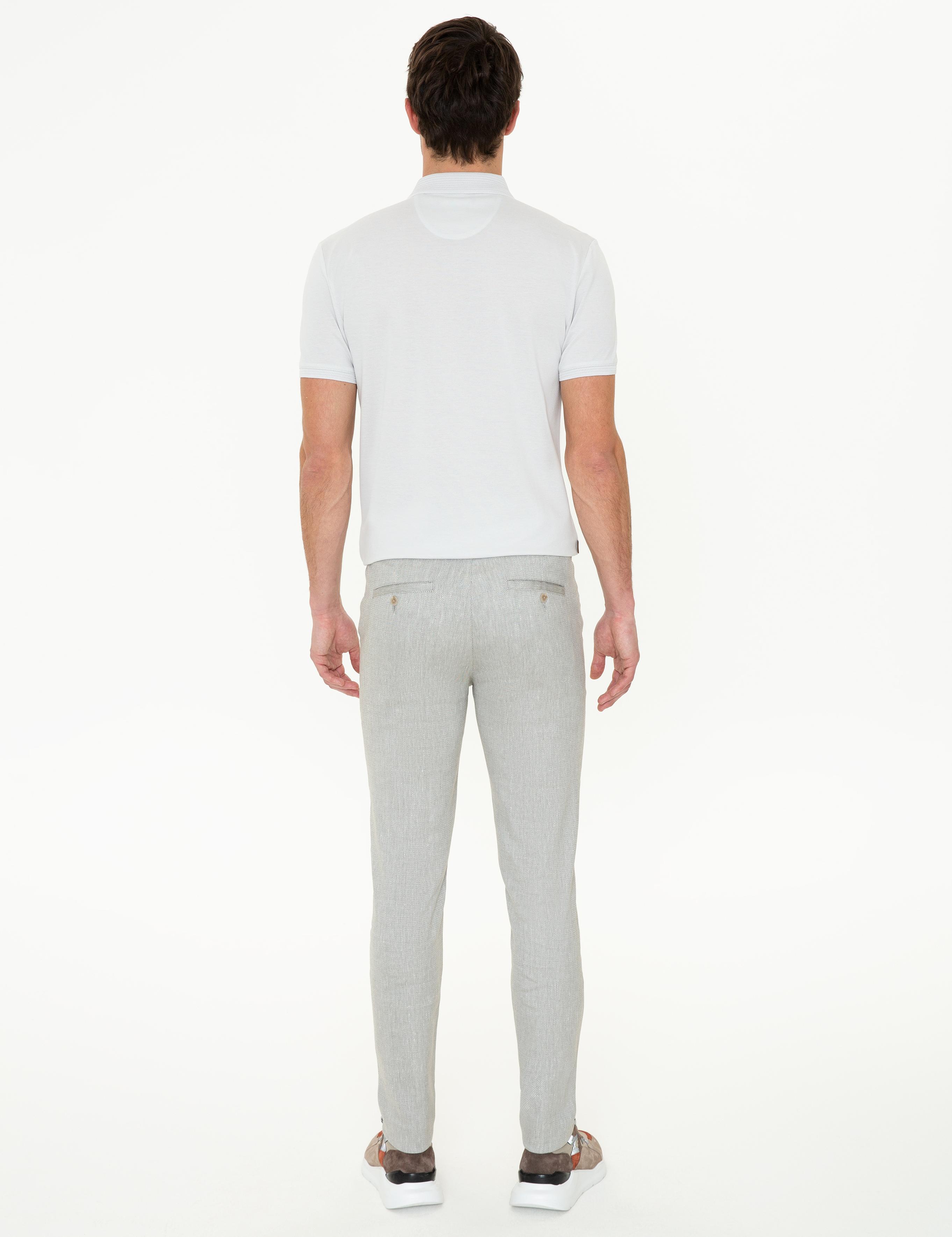 Haki Slim Fit Kanvas Pantolon