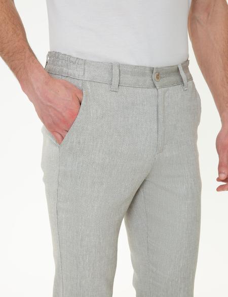 Haki Slim Fit Kanvas Pantolon - 50246537131