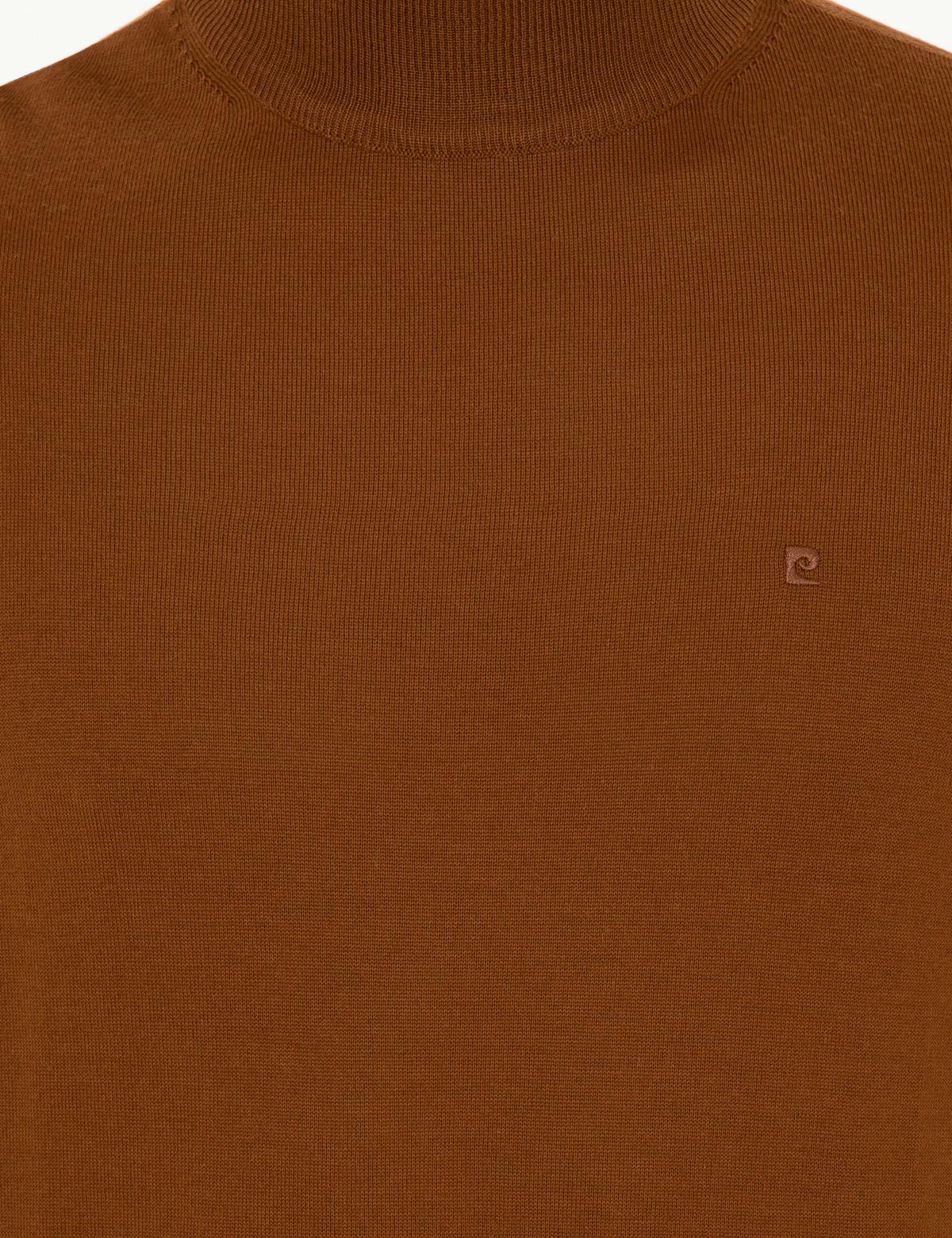 Taba Regular Fit Yarım Balıkçı Yaka Yün Karışımlı Basic Triko Kazak - 50236754161