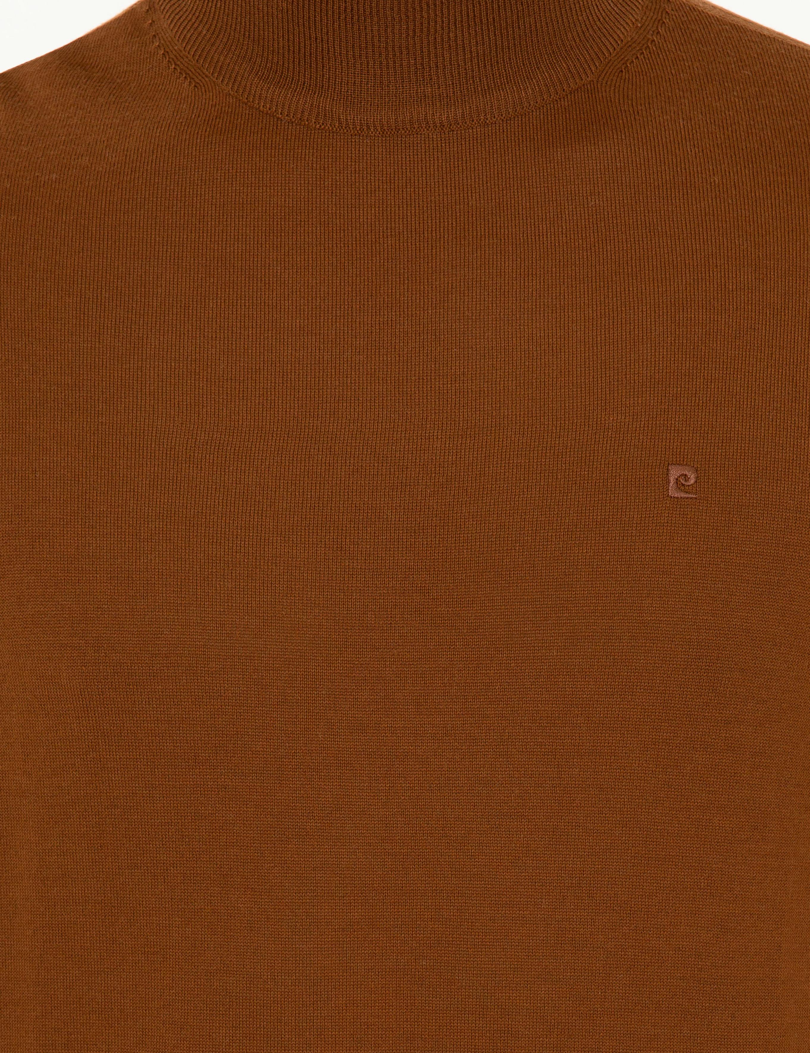 Taba Regular Fit Yarım Balıkçı Yaka Yün Karışımlı Basic Triko Kazak