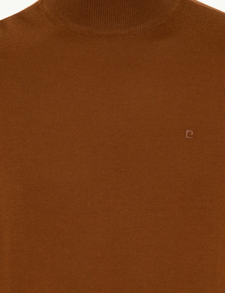 Taba Regular Fit Yarım Balıkçı Yaka Yün Karışımlı Basic Triko Kazak - 50236754161