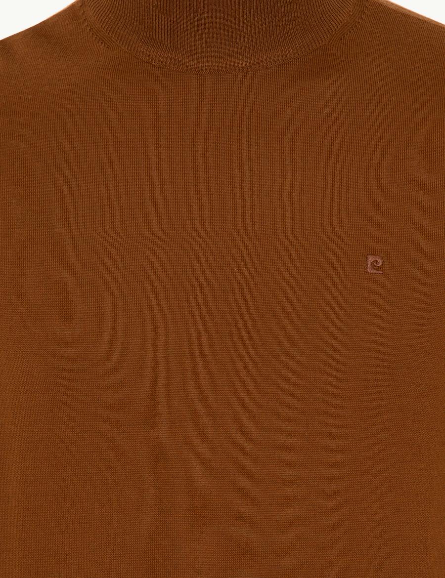 Taba Regular Fit Yarım Balıkçı Yaka Yün Karışımlı Basic Triko Kazak