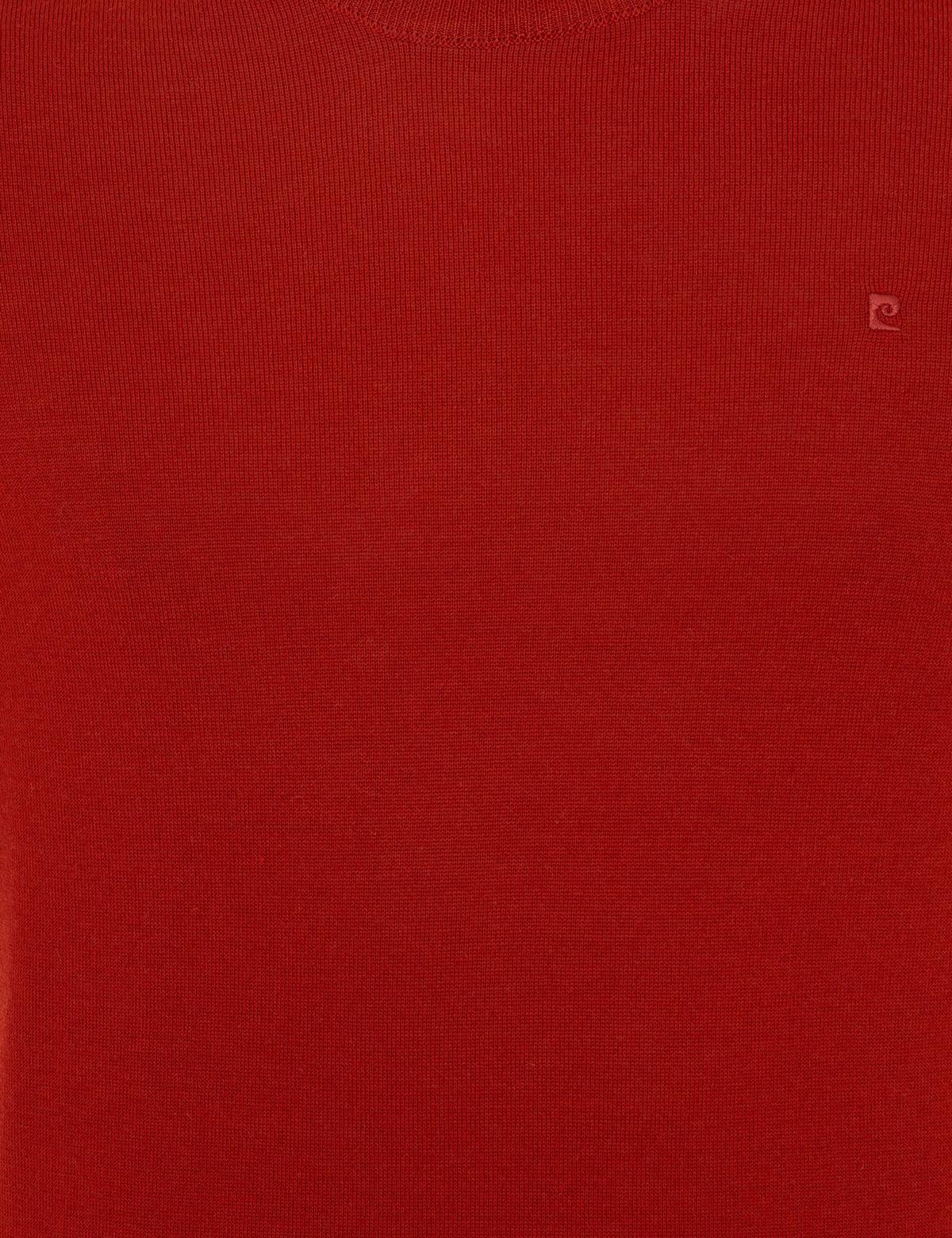 Kiremit Regular Fit Bisiklet Yaka Yün Karışımlı Basic Triko Kazak - 50237703014