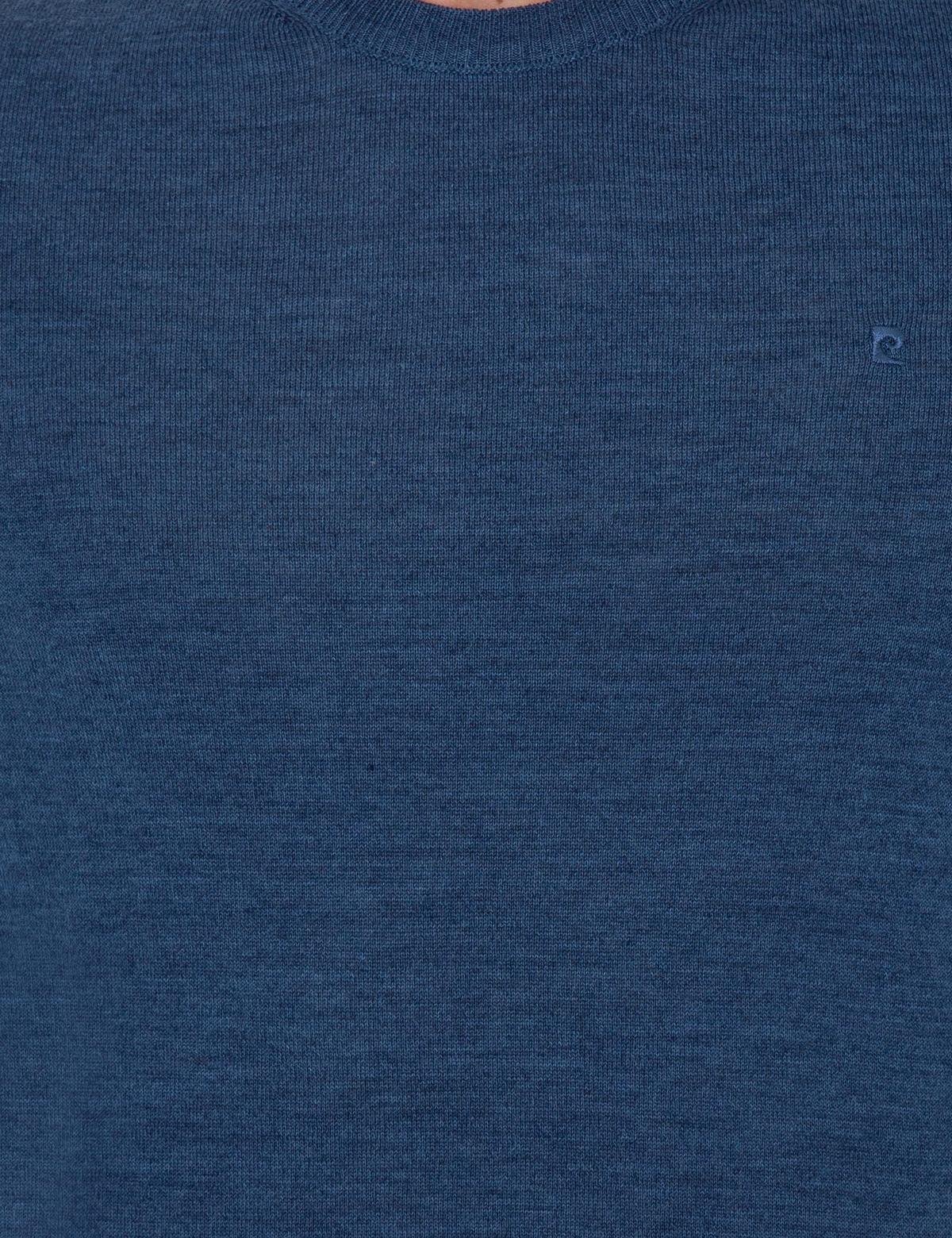 İndigo Regular Fit Bisiklet Yaka Yün Karışımlı Basic Triko Kazak - 50237703111