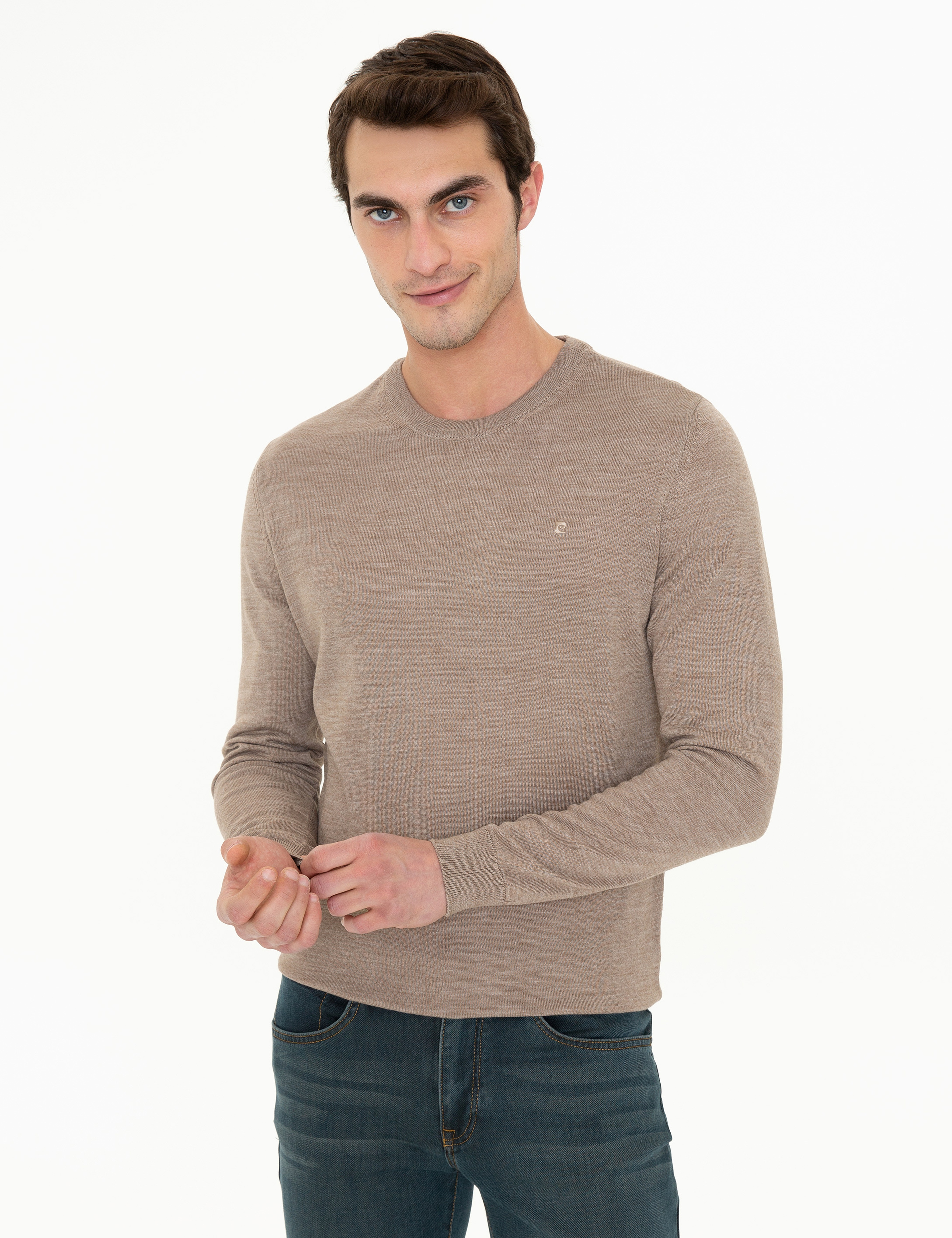 Taş Regular Fit Basic Triko Kazak
