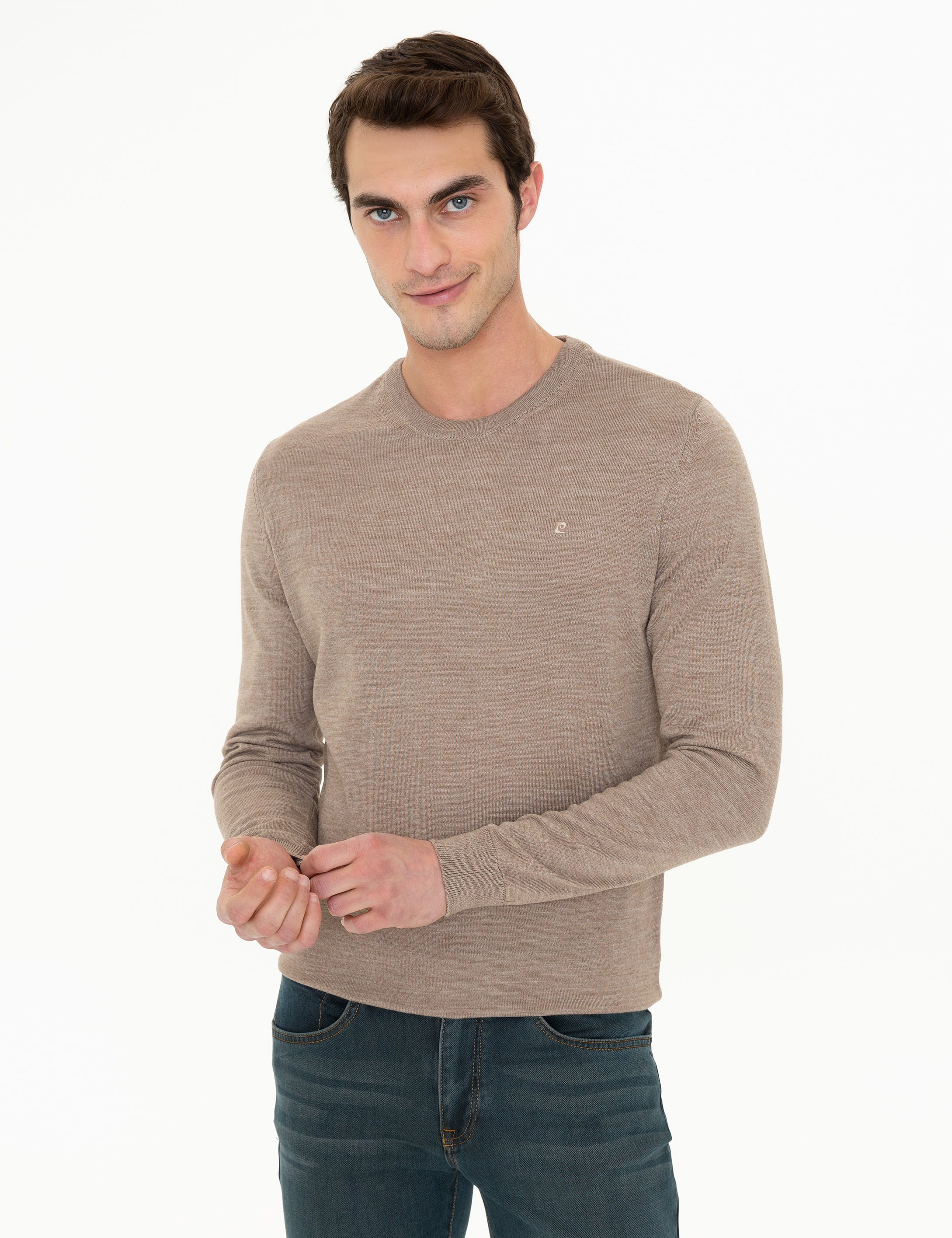 Taş Regular Fit Basic Triko Kazak
