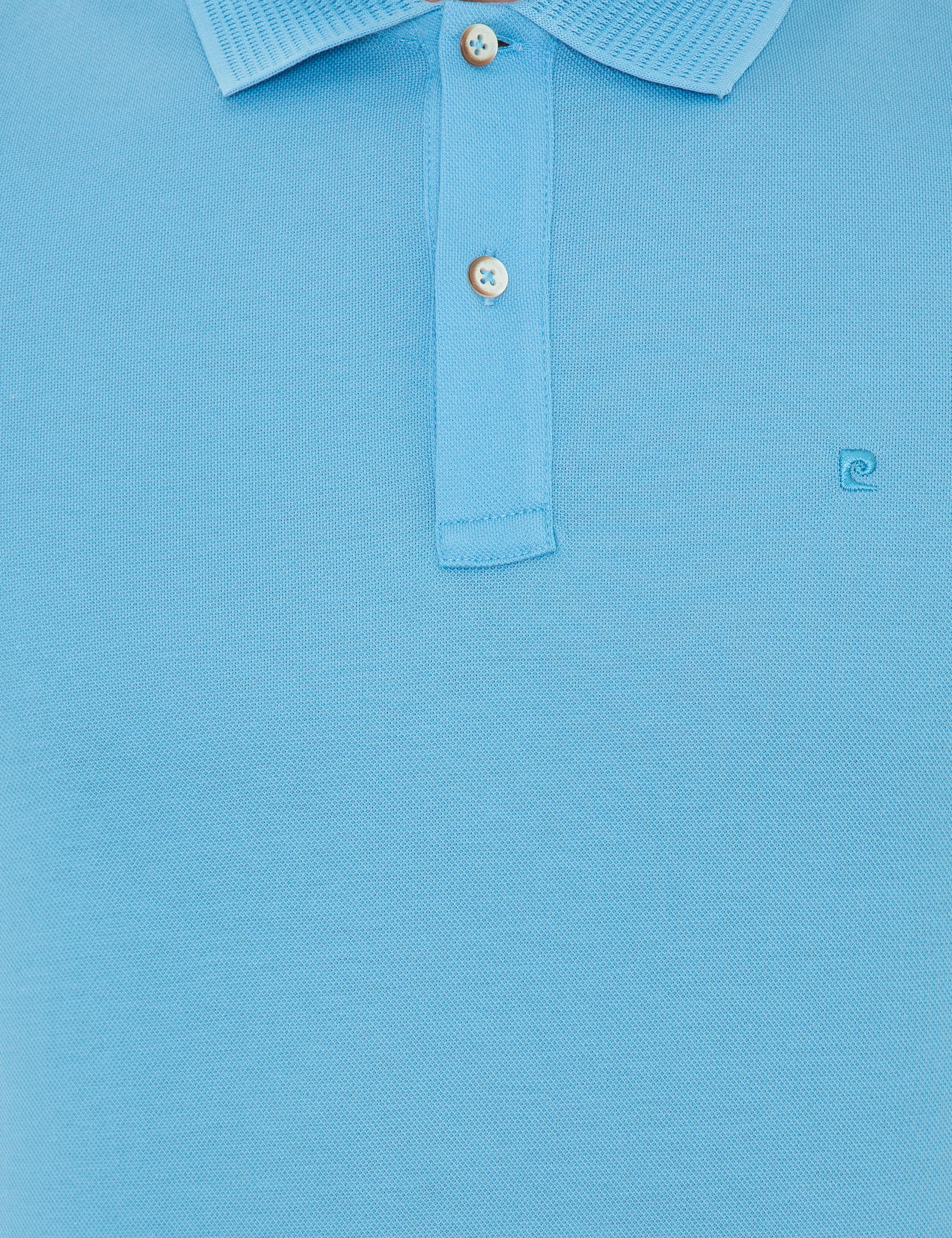 Mavi Slim Fit %100 Pamuk Düğmeli Düğmeli Polo Yaka Merserize Basic Tişört - Image 6