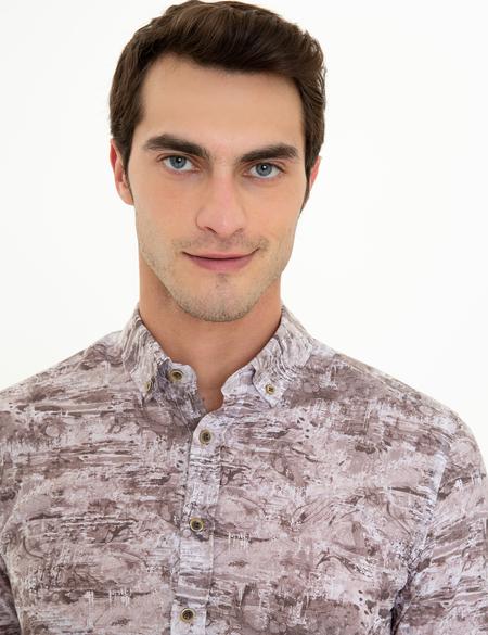 Vizon Slim Fit Uzun Kollu Gömlek - 50250957031