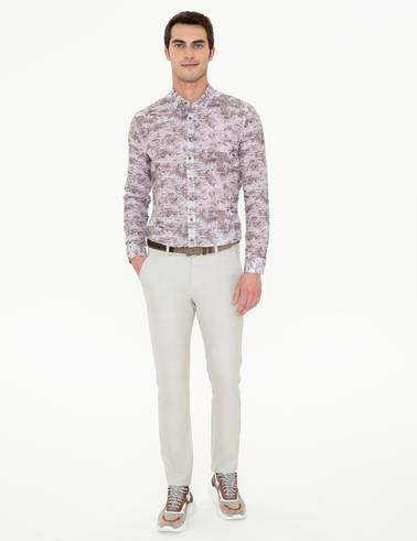 Vizon Slim Fit Uzun Kollu Gömlek