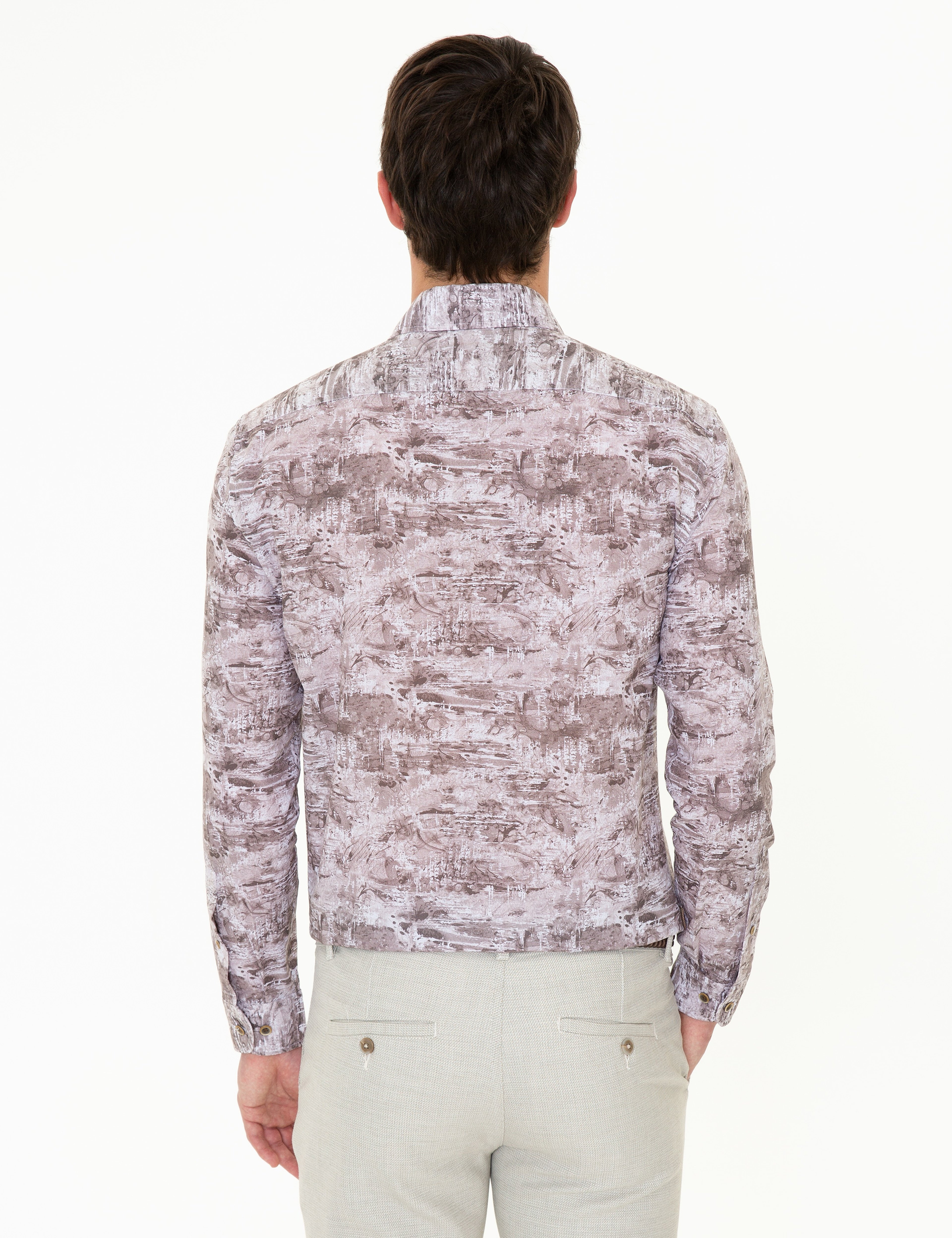 Vizon Slim Fit Uzun Kollu Gömlek - Image 4