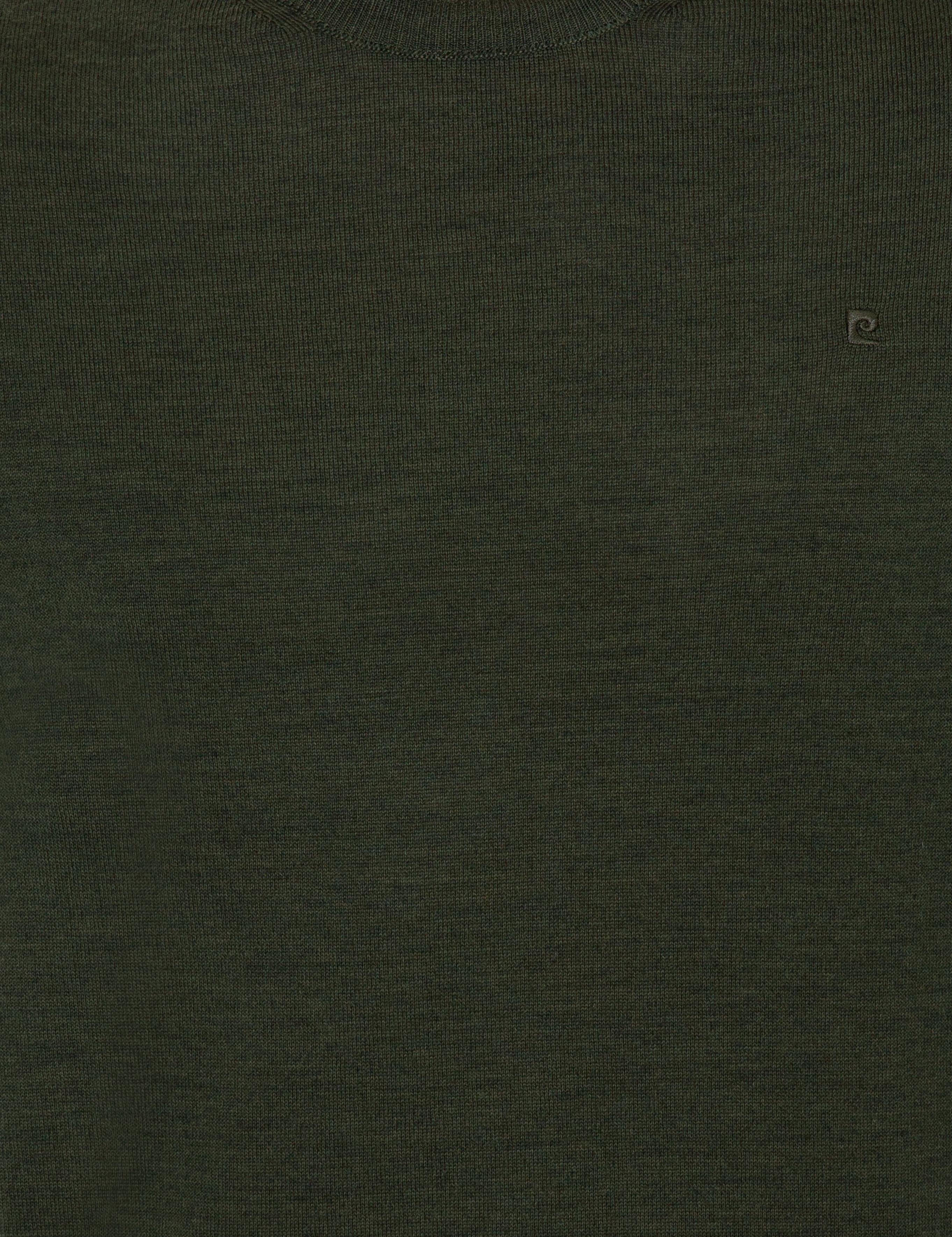 Yeşil Regular Fit Basic Triko Kazak