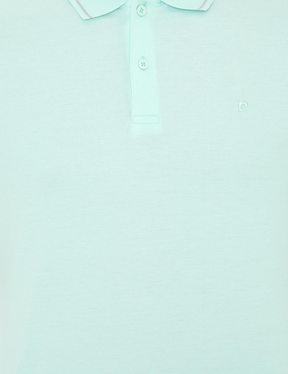 Açık Yeşil Slim Fit Polo Yaka Basic Tişört - 50252448155