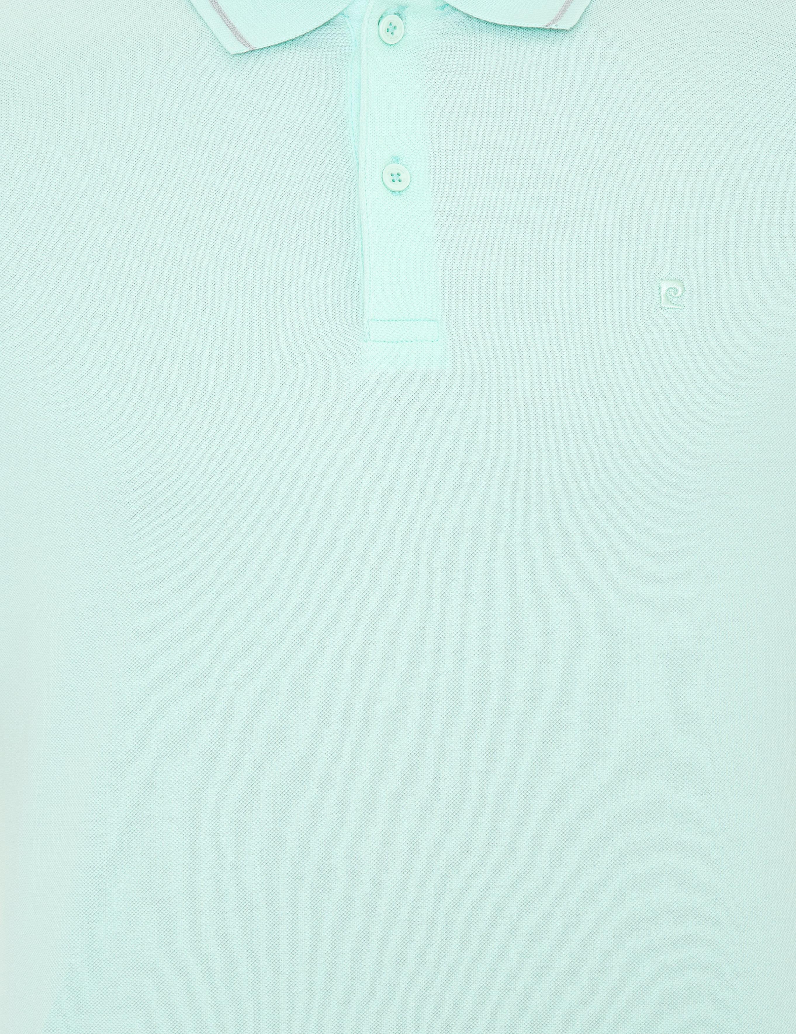 Açık Yeşil Slim Fit Polo Yaka Basic Tişört