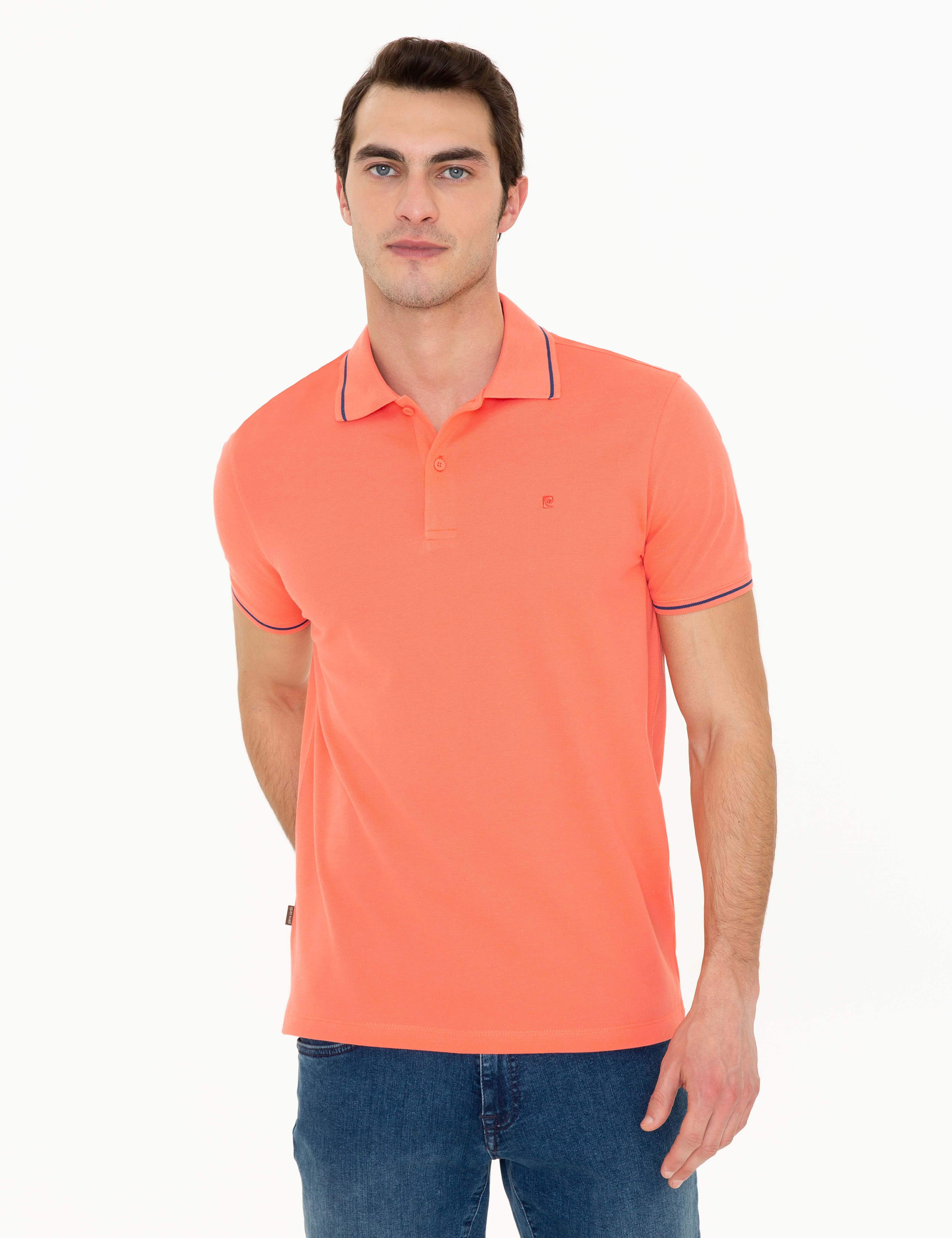 Somon Slim Fit Polo Yaka Basic Tişört