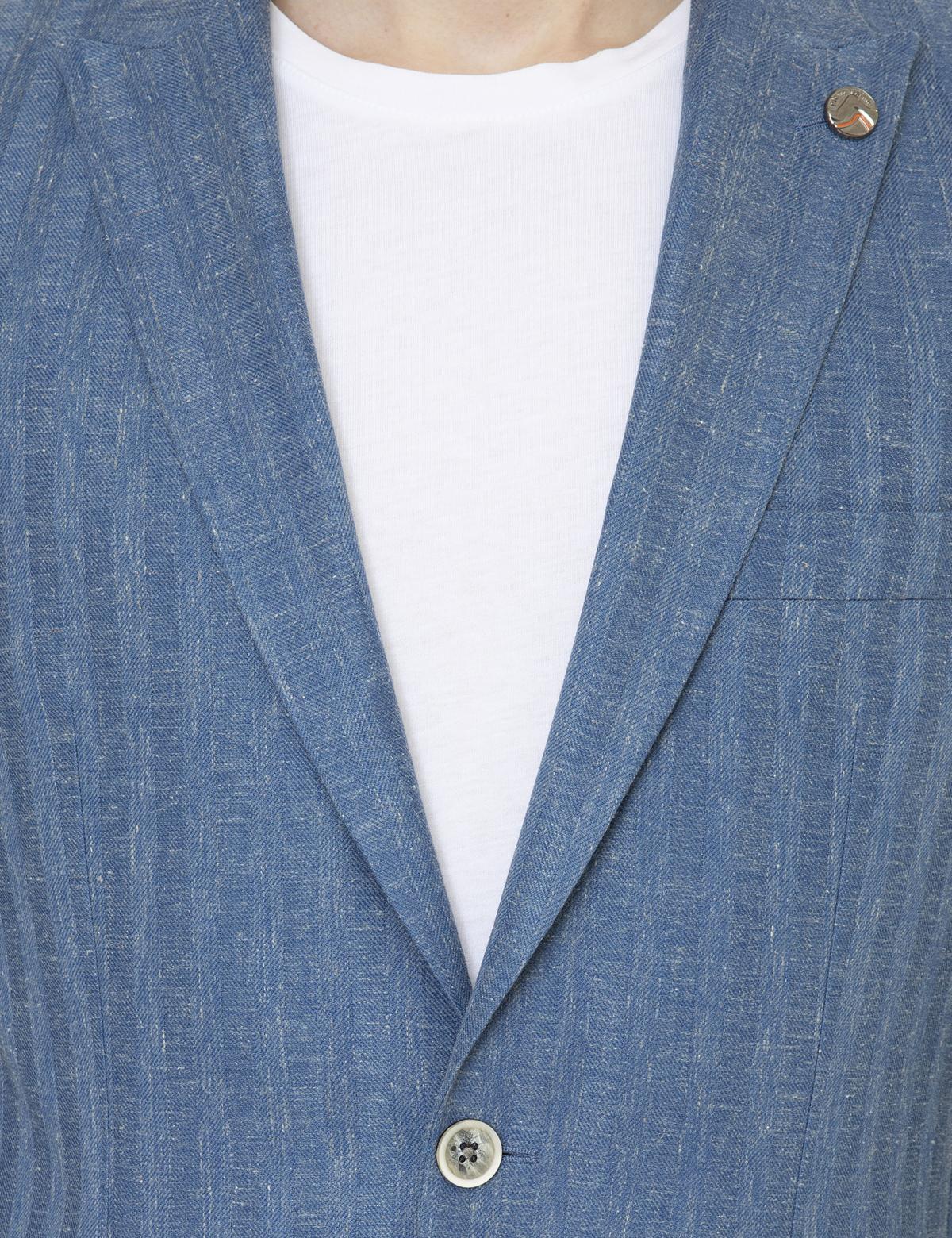 Koyu Mavi Slim Fit Ceket - 50247076014