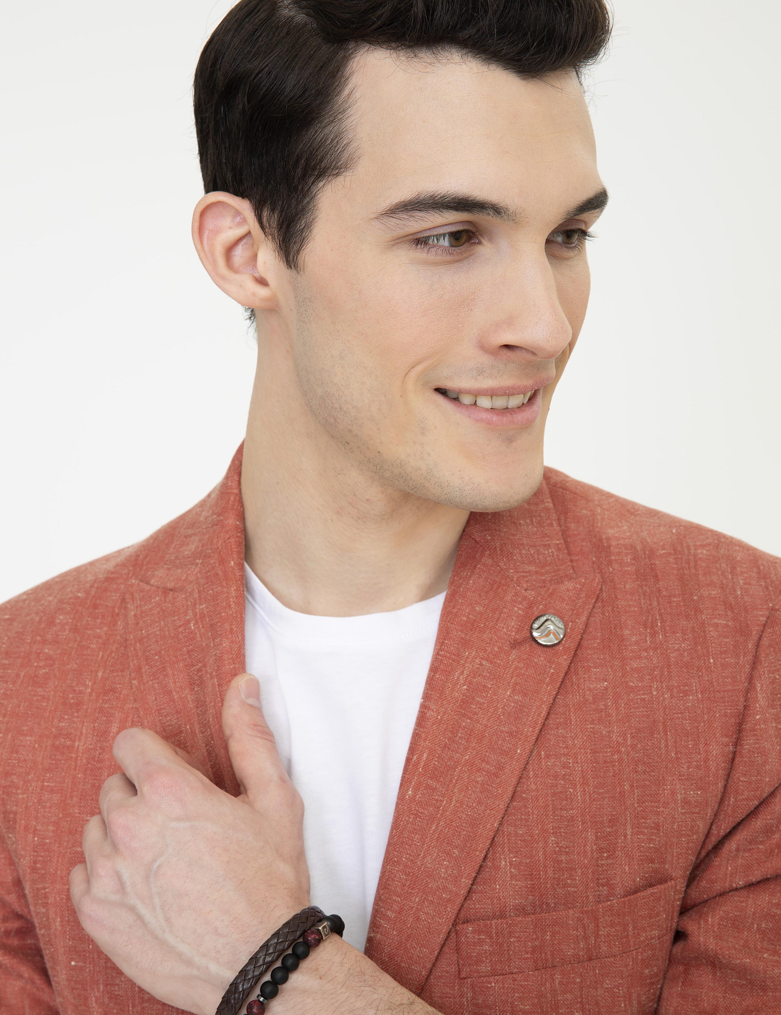 Kiremit Slim Fit Ceket