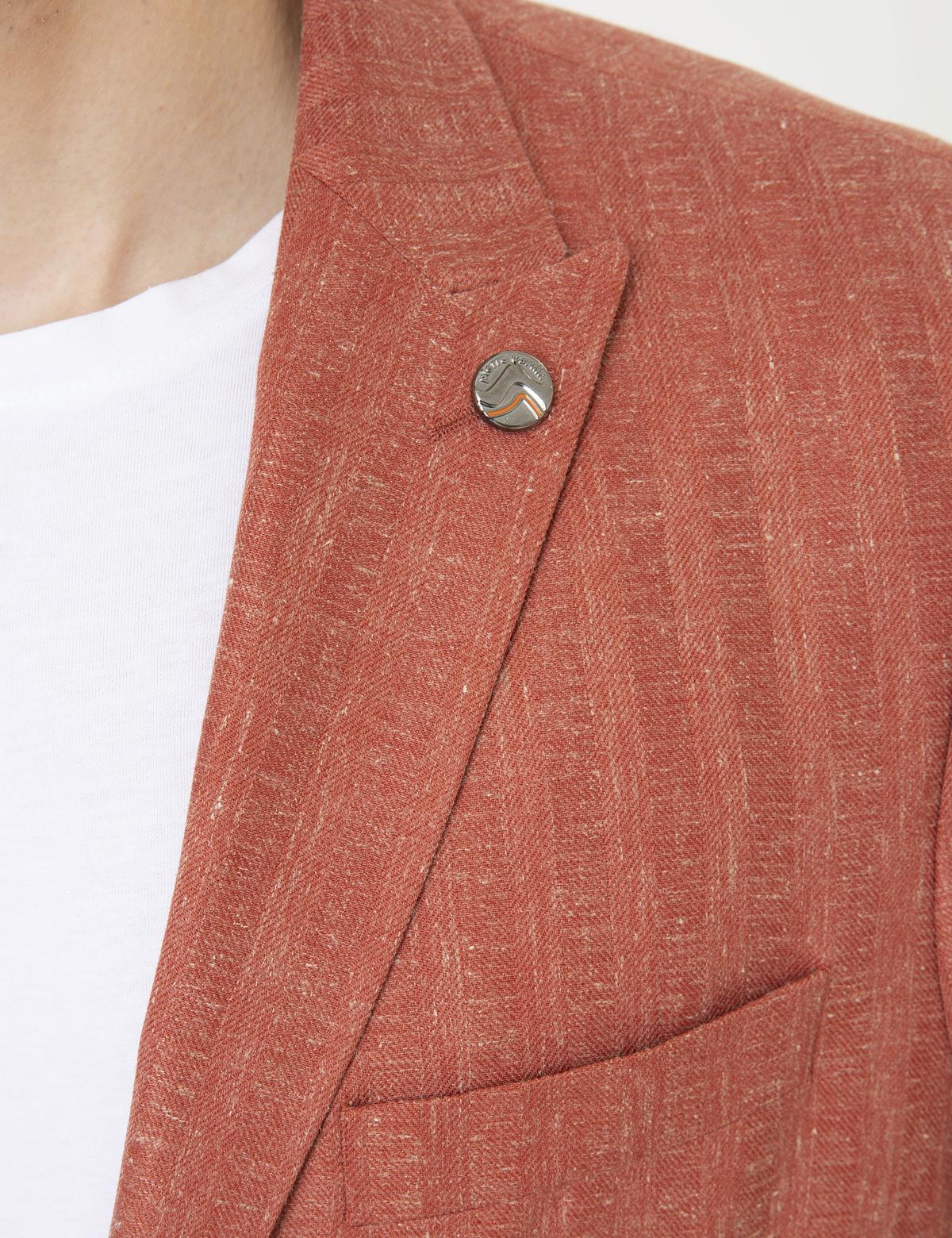 Kiremit Slim Fit Ceket - 50247076050