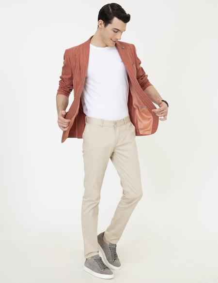 Kiremit Slim Fit Ceket - 50247076050