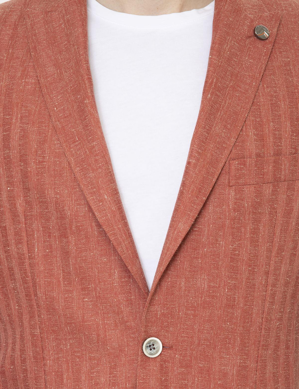 Kiremit Slim Fit Ceket - 50247076050