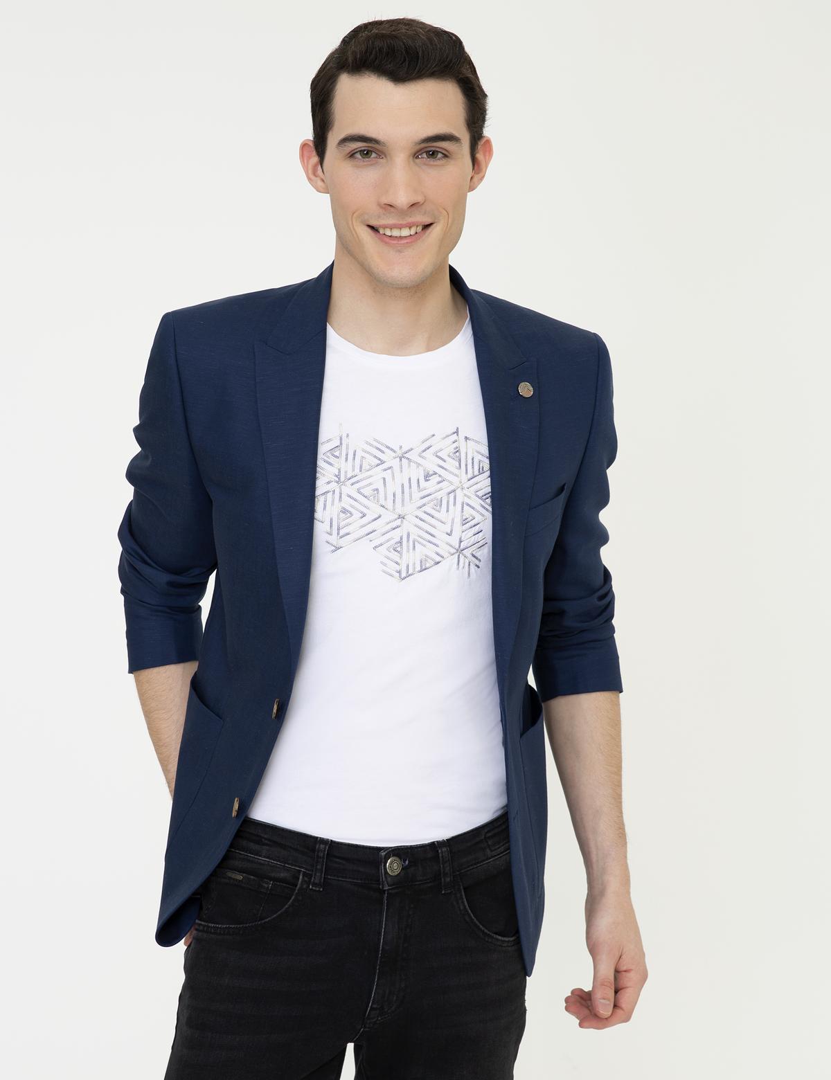 İndigo Ex. Slim Fit Ceket - 50247497044