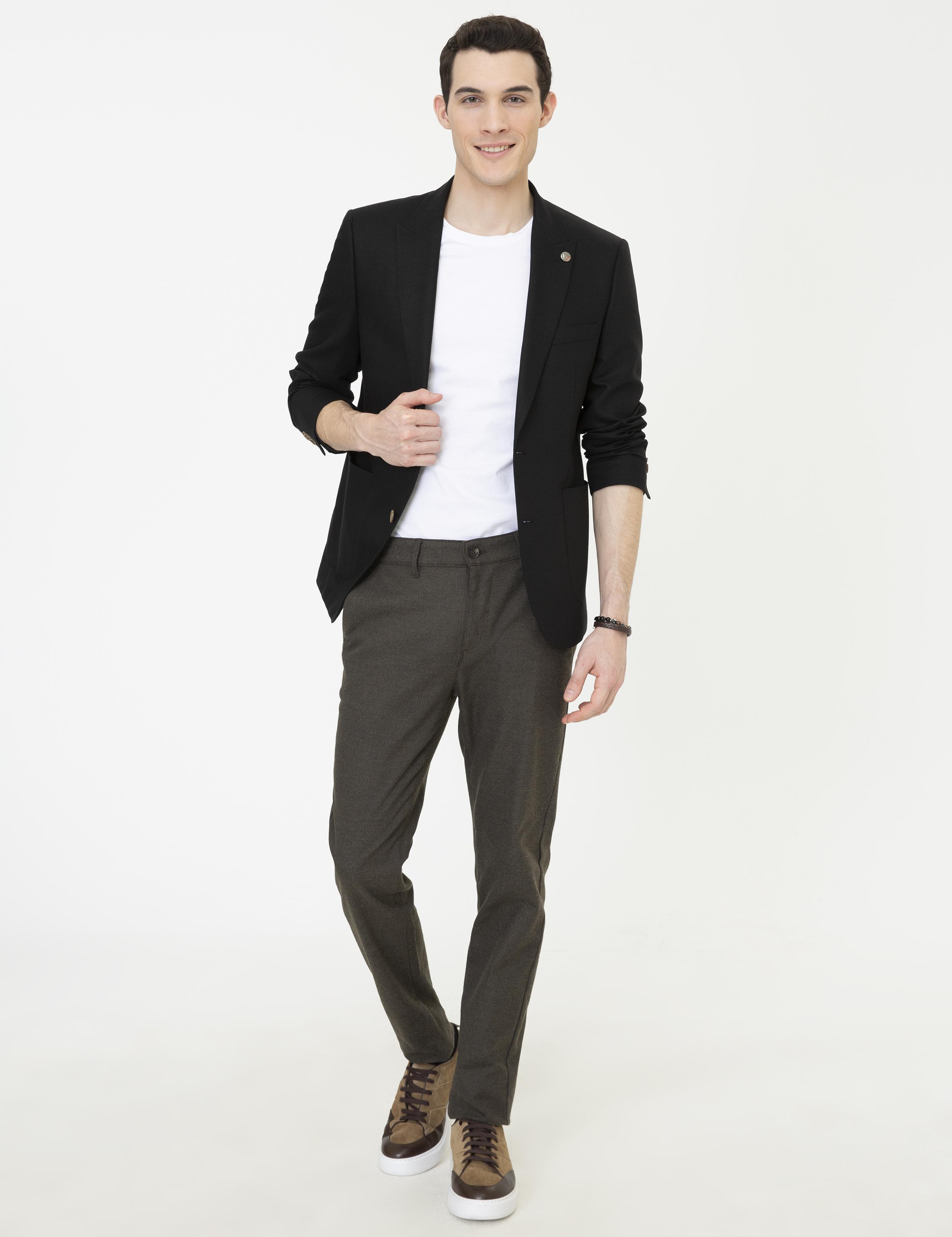 Siyah Ex. Slim Fit Ceket