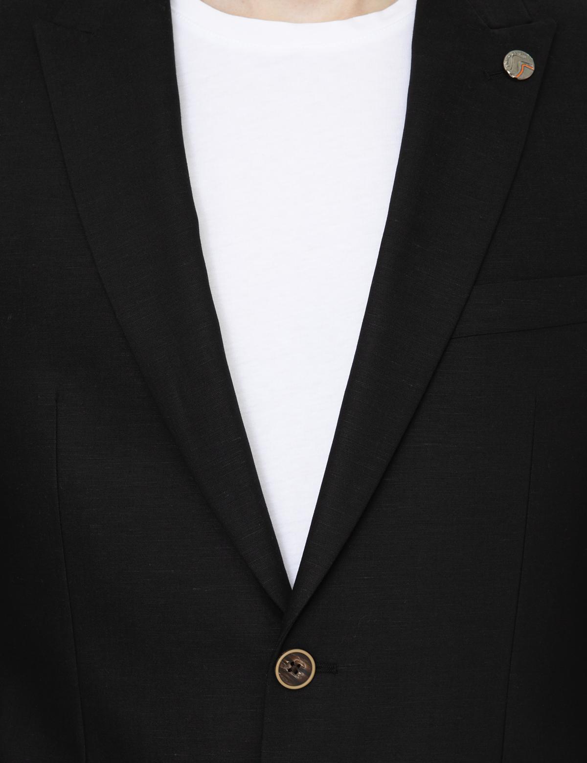 Siyah Ex. Slim Fit Ceket - 50247497080