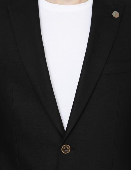 Siyah Ex. Slim Fit Ceket - 50247497080