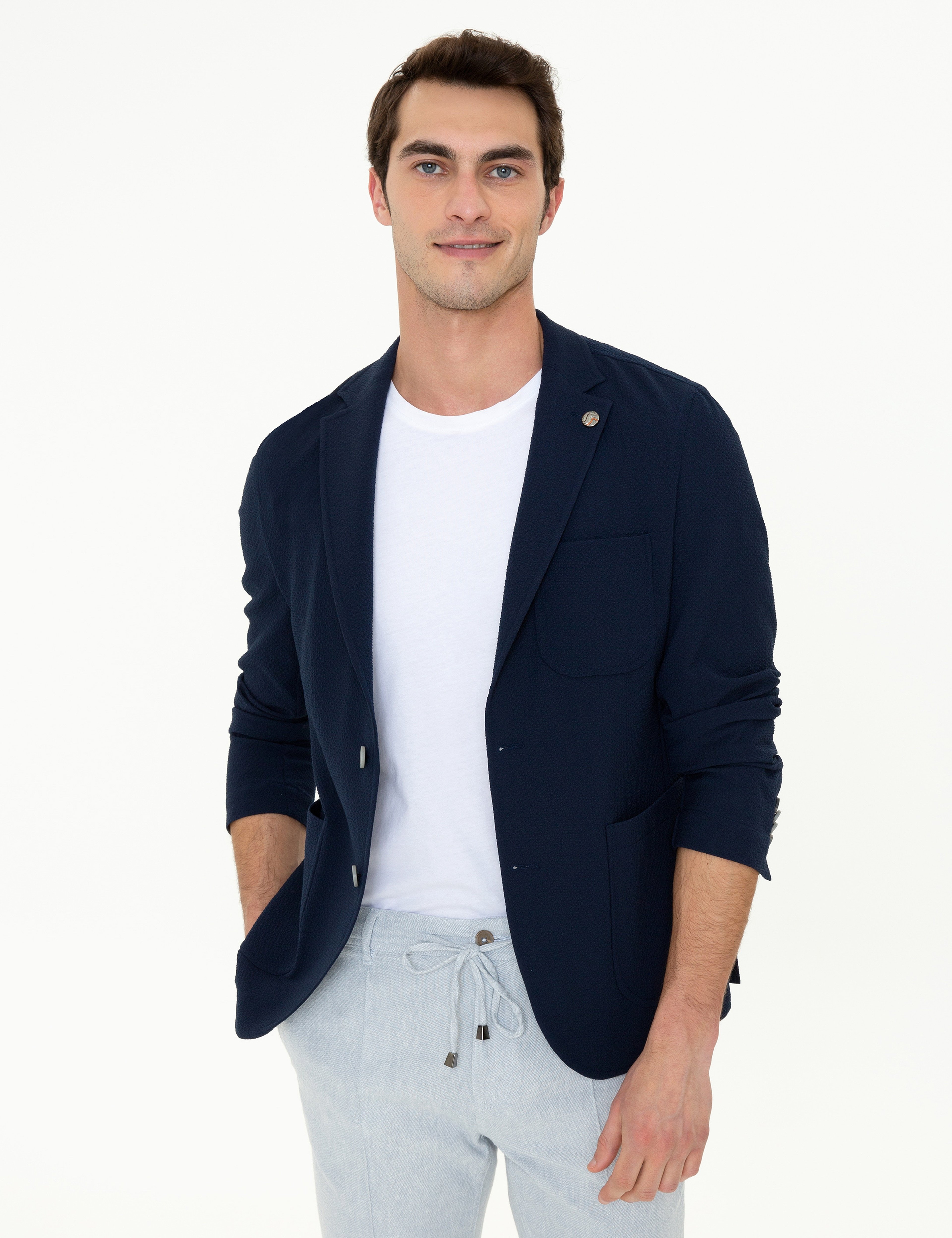 Lacivert Ex. Slim Fit Ceket