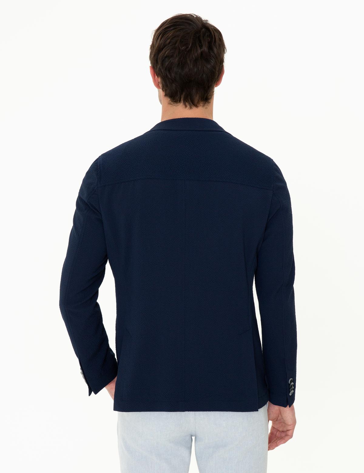 Lacivert Ex. Slim Fit Ceket - 50247506005