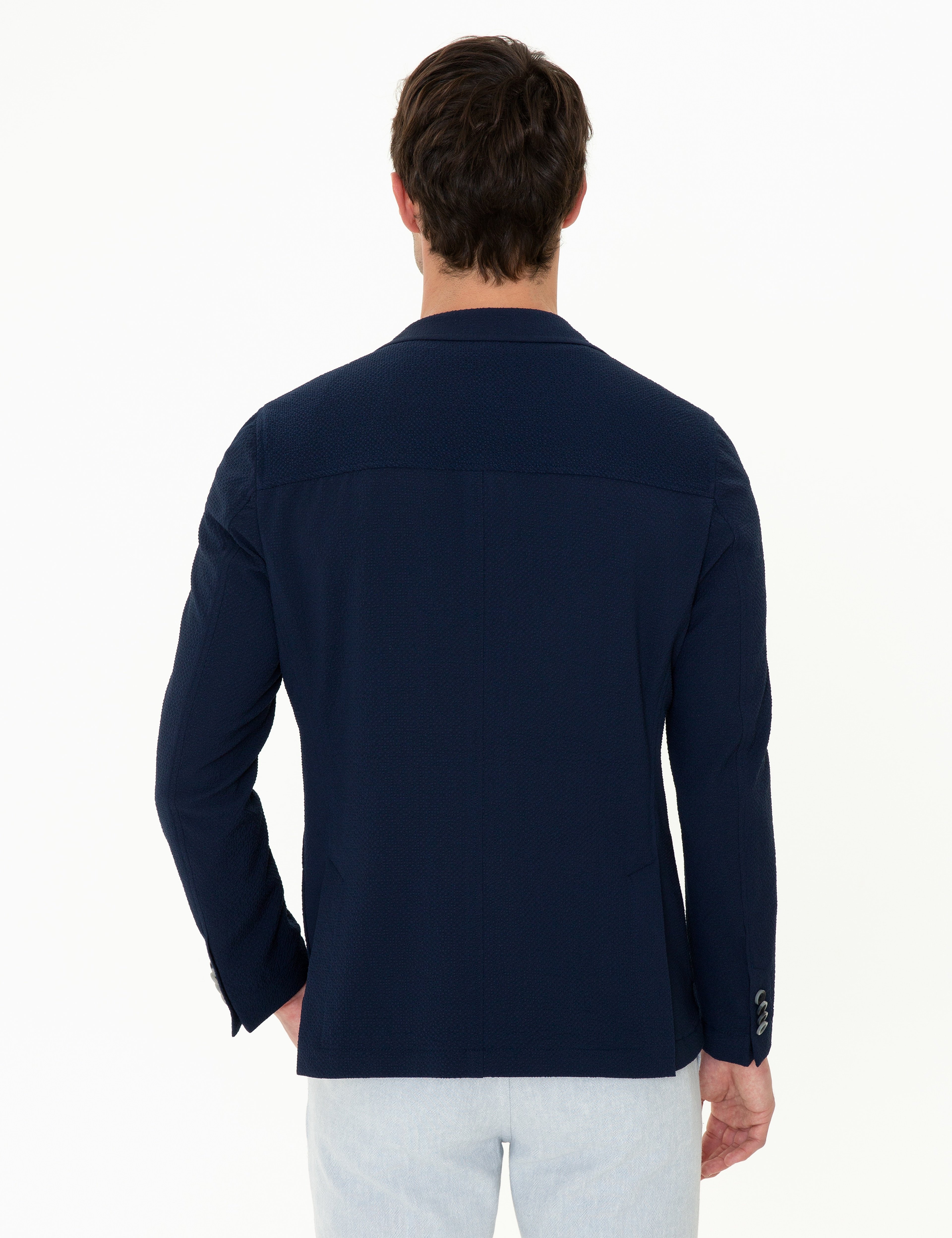 Lacivert Ex. Slim Fit Ceket - Image 4