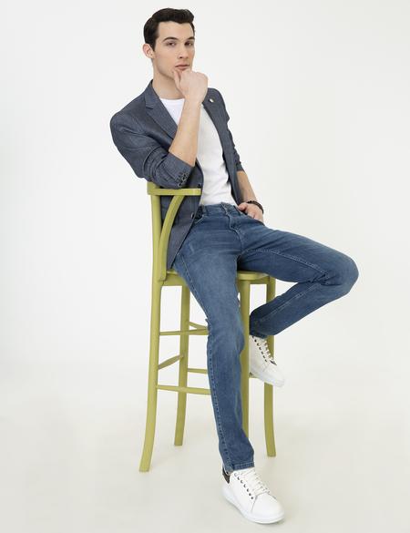 Lacivert Ex. Slim Fit Ceket - 50247598008