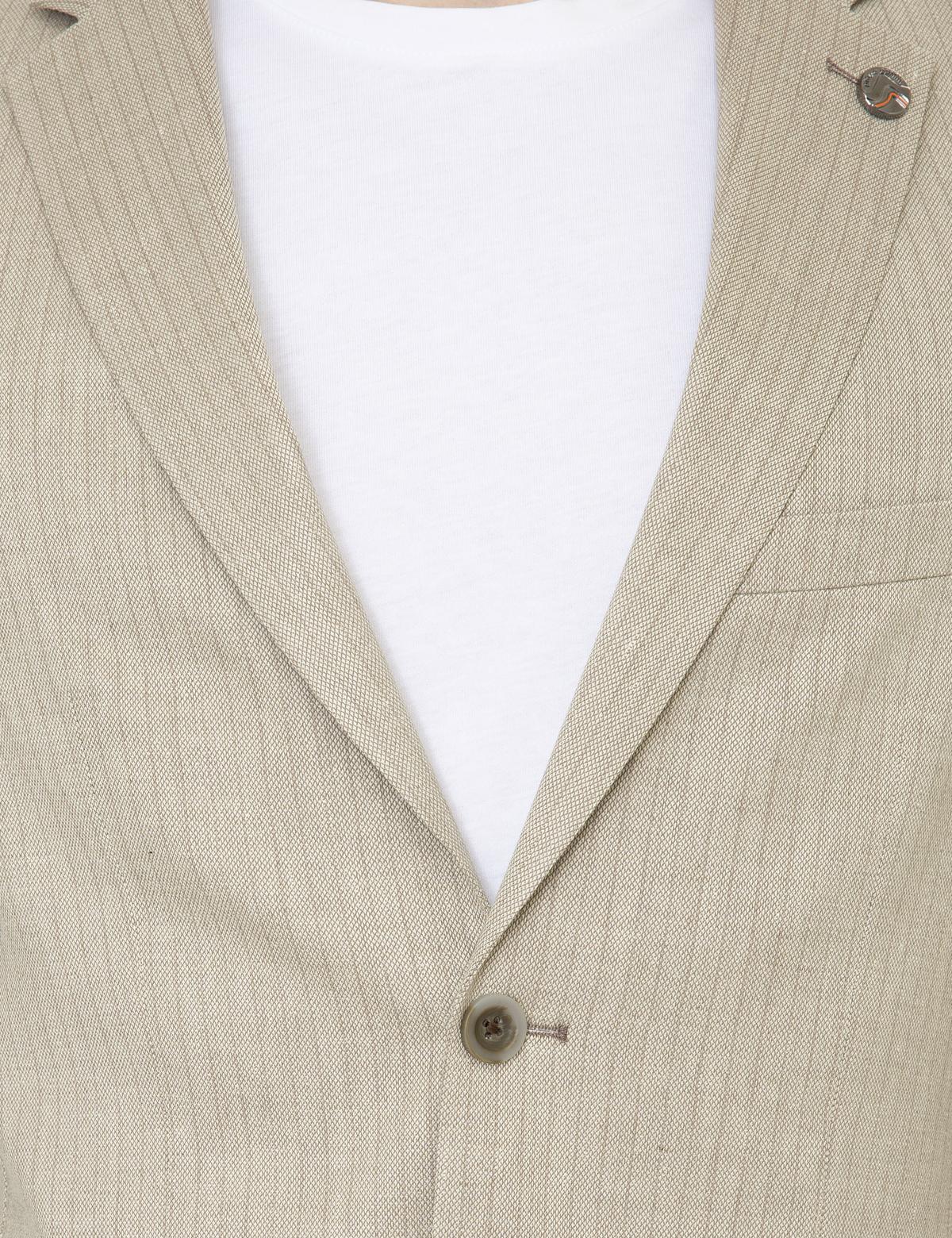 Açık Kahverengi Ex. Slim Fit Ceket - 50247598047